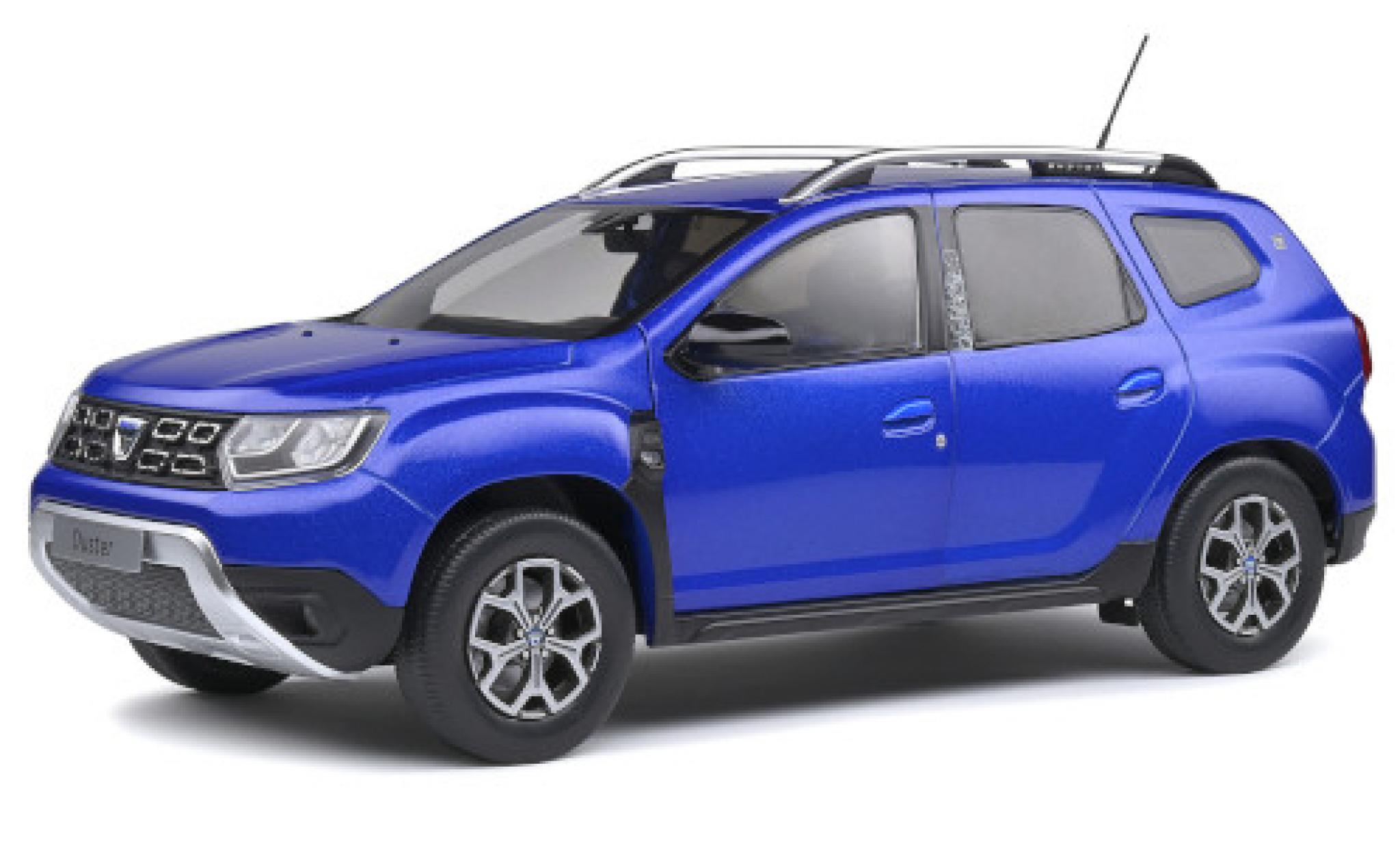 Dacia Duster 1/18 Solido MKII metallic blauw 2018 modelauto