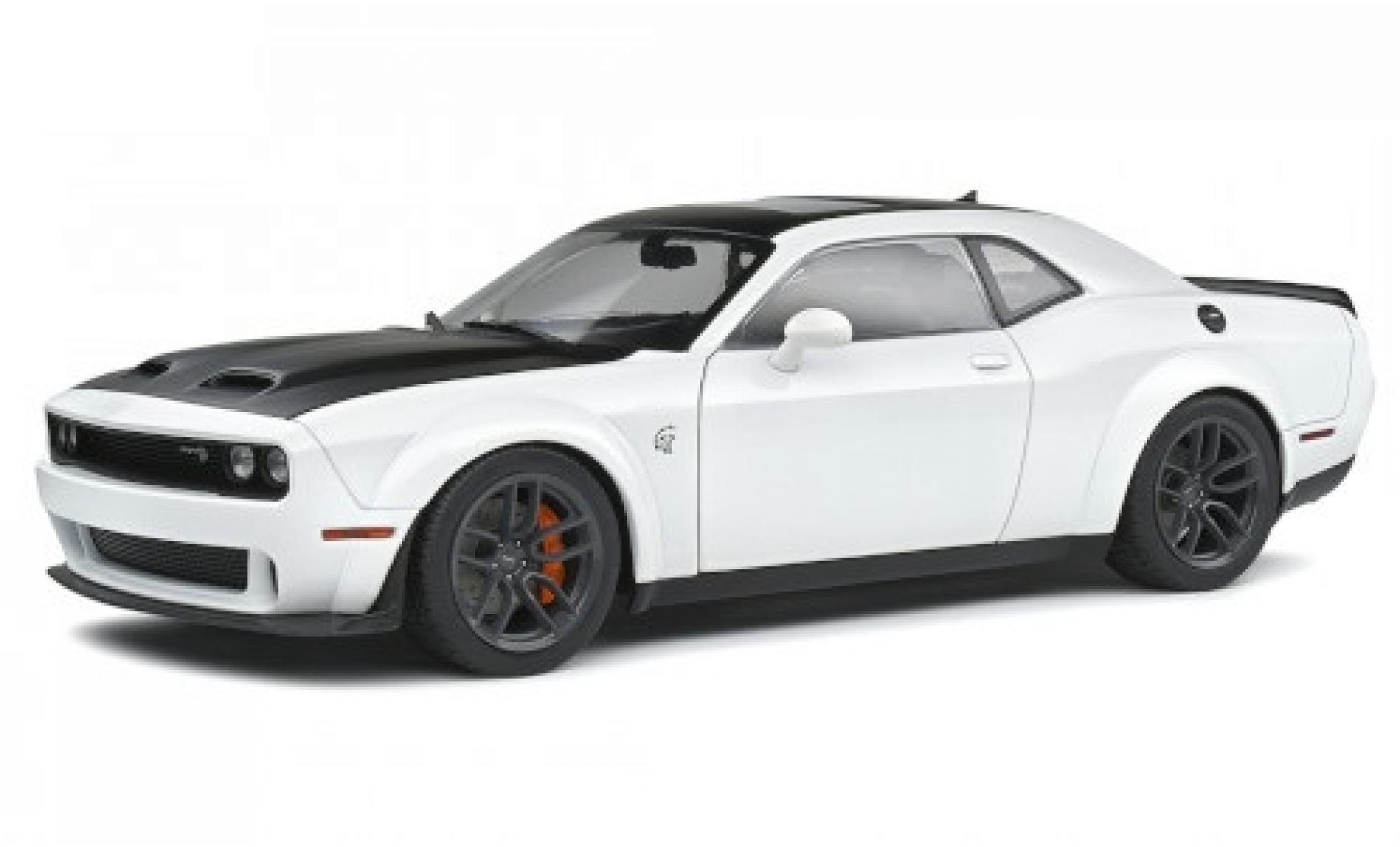 Dodge Challenger 1/18 Solido SRT Hellcat Redeye Widebody wit/zwart 2020 modelauto