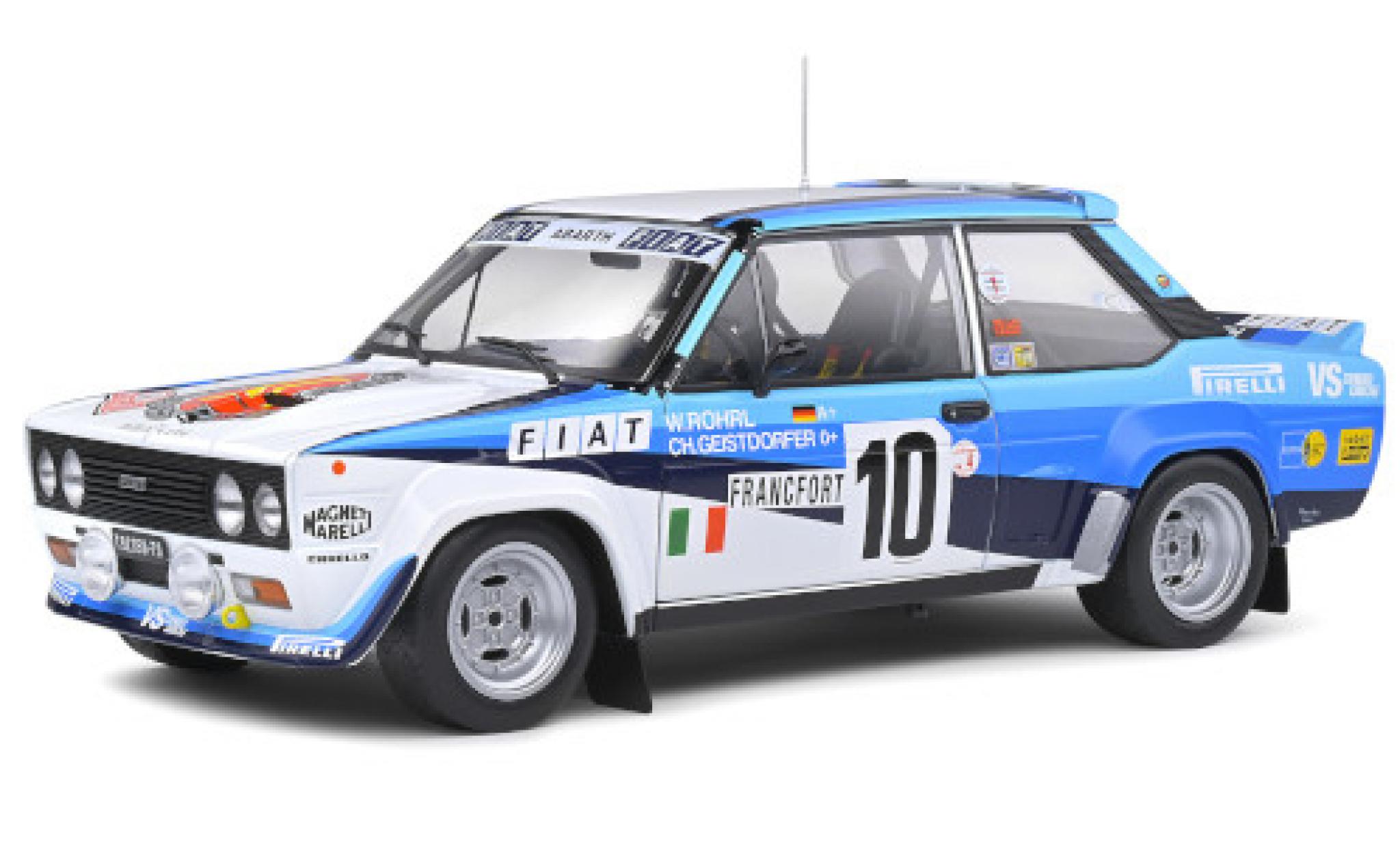 Fiat 131 1/18 Solido Abarth No.10 VS Corse Olio Rallye WM Rallye Monte Carlo 1980 W.R&ouml;hrl/C.Geistd&ouml;rfer modelauto