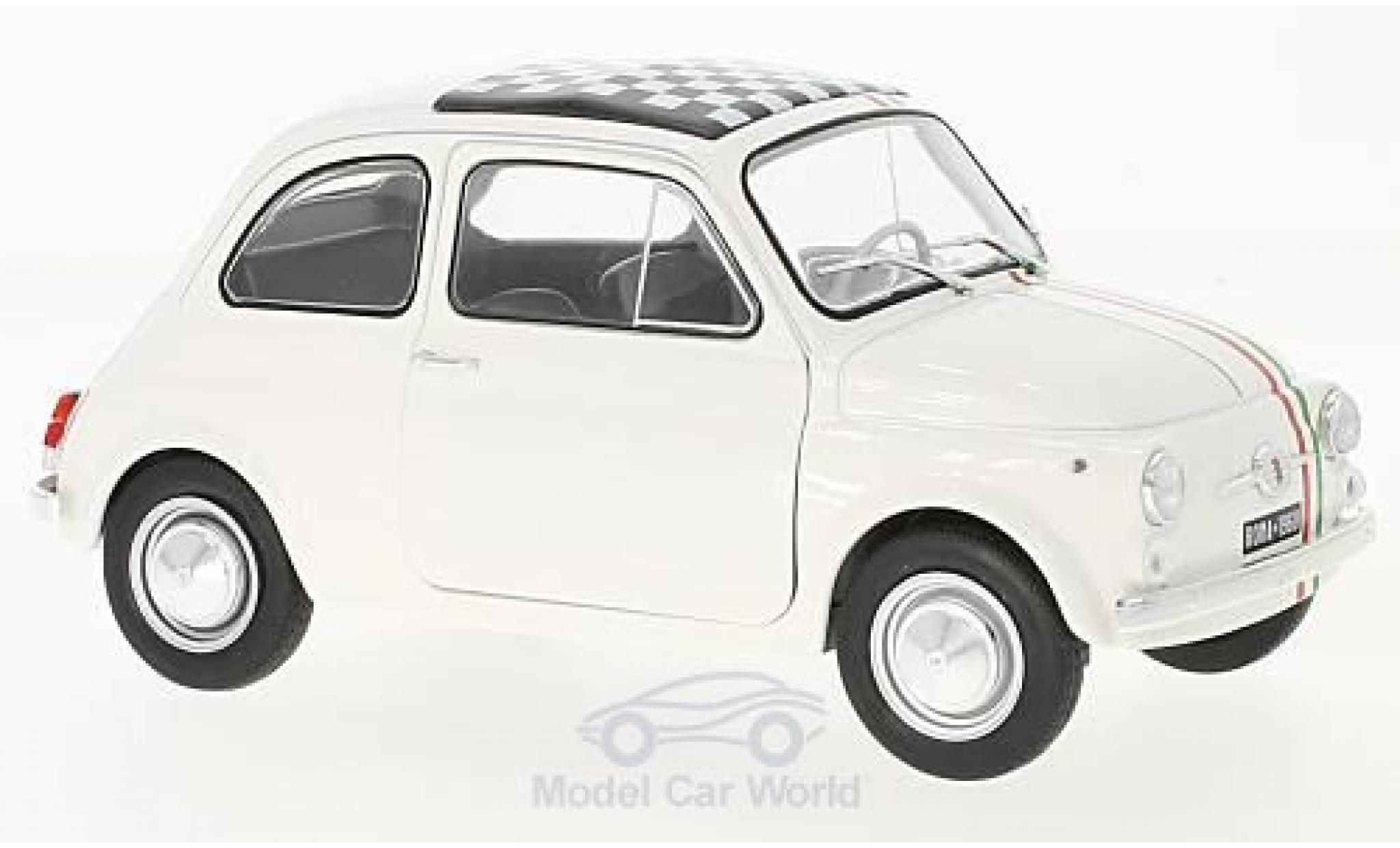 Fiat 500 L 1/18 Solido L Italia wit/Dekor Italia 1968 modelauto
