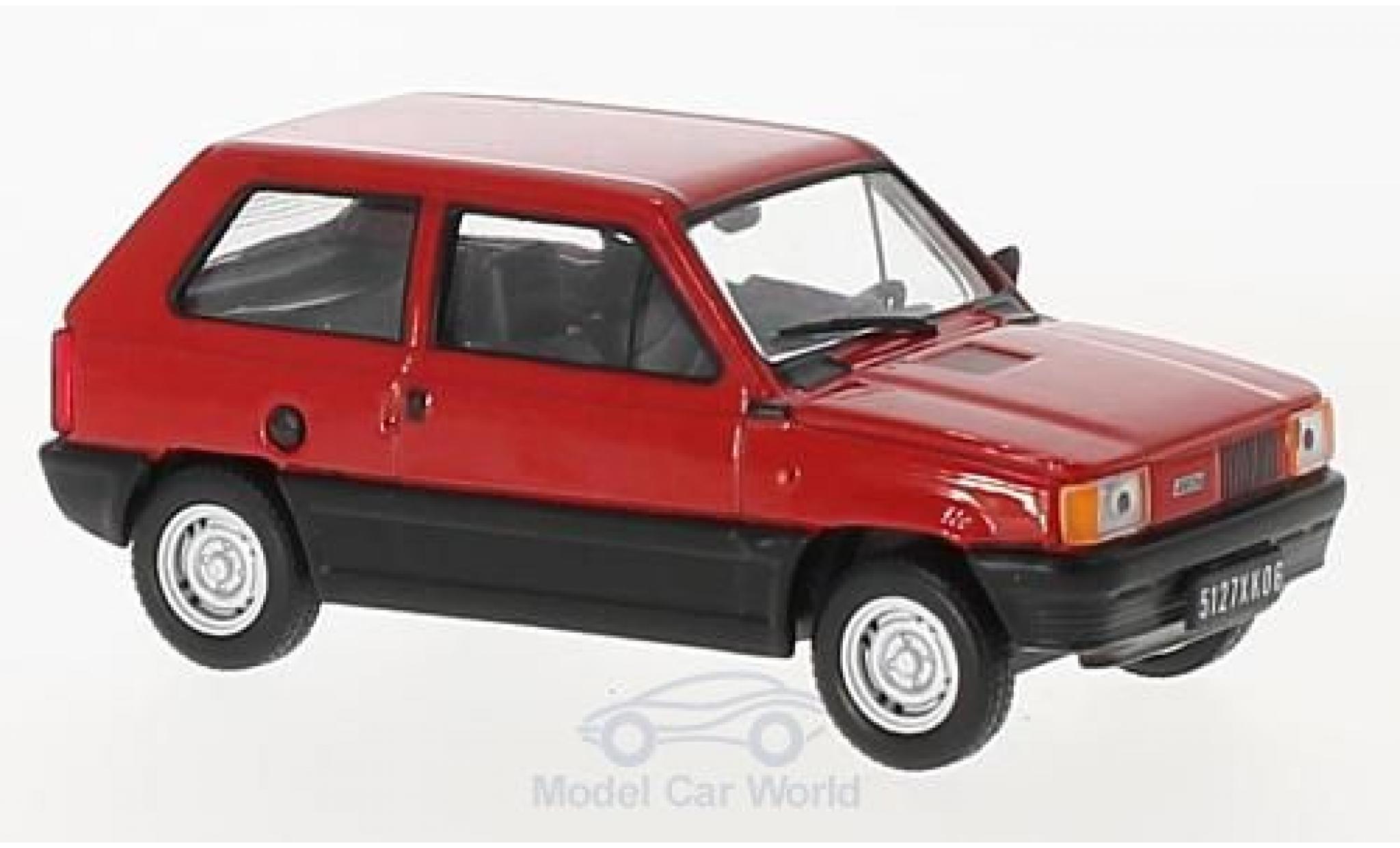 Fiat Panda 1/43 Solido 34 rood 1990 modelauto