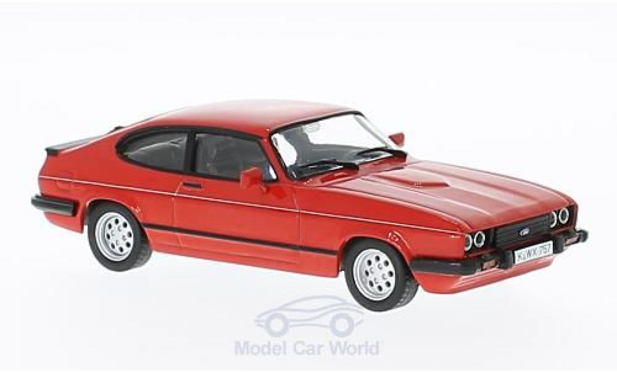 Ford Capri 1/43 Solido MKIII 2.8i rood 1981 modelauto