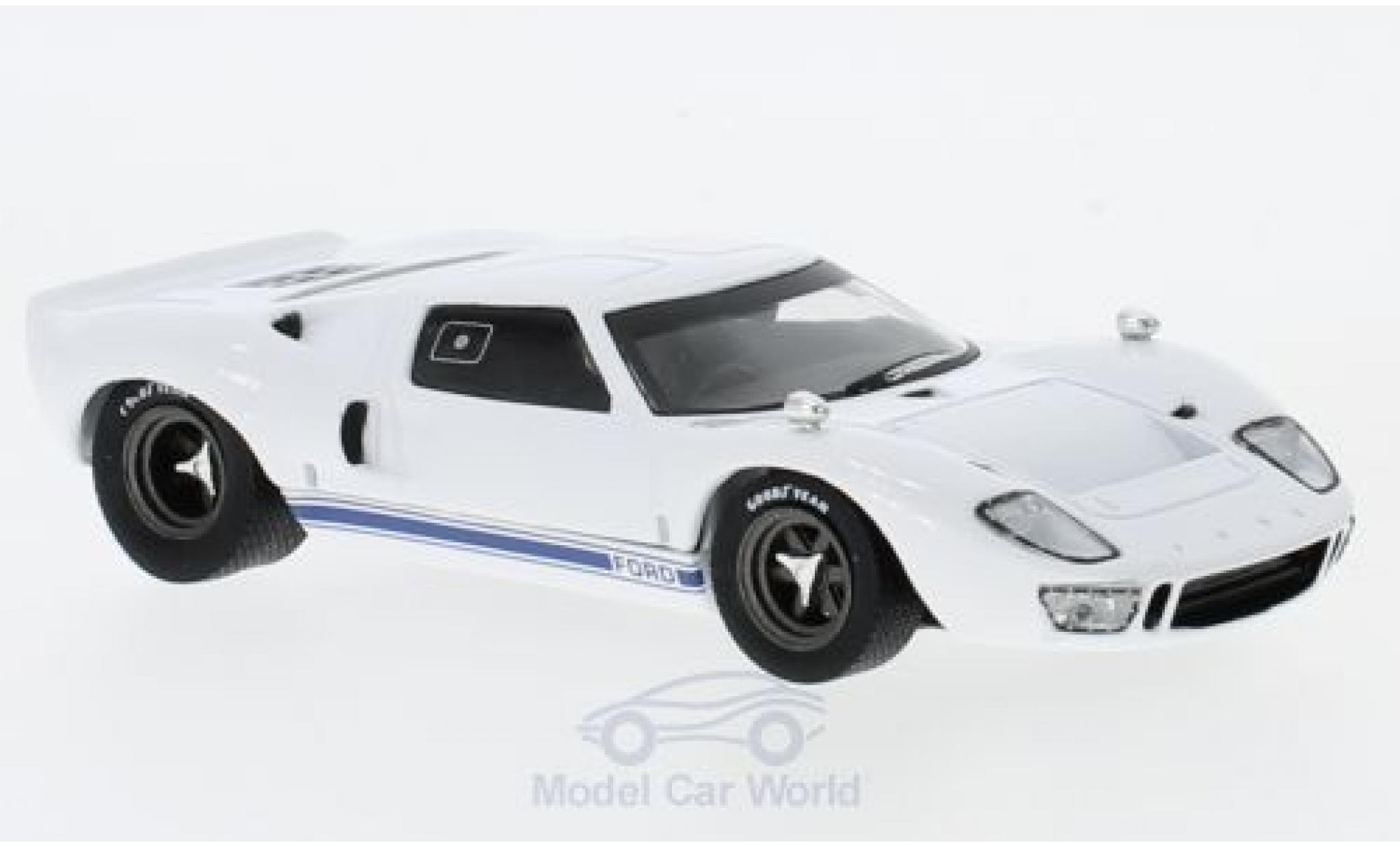 Ford GT40 1/43 Solido wit RHD 1966 modelauto