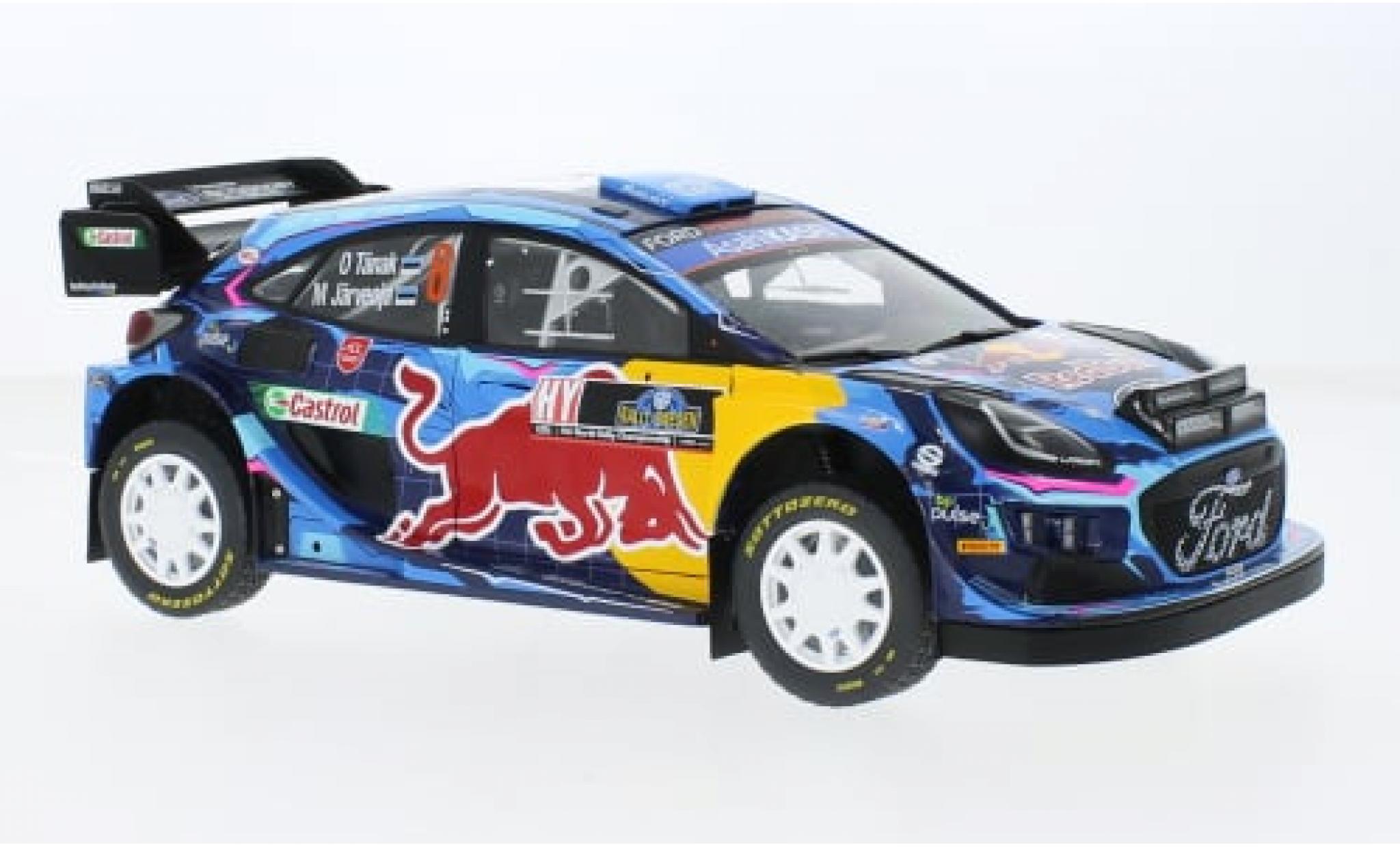 Ford Puma 1/18 Solido Rally1 No.8 Red Bull Rallye WM Rallye Schweden 2023 1:18 modelauto
