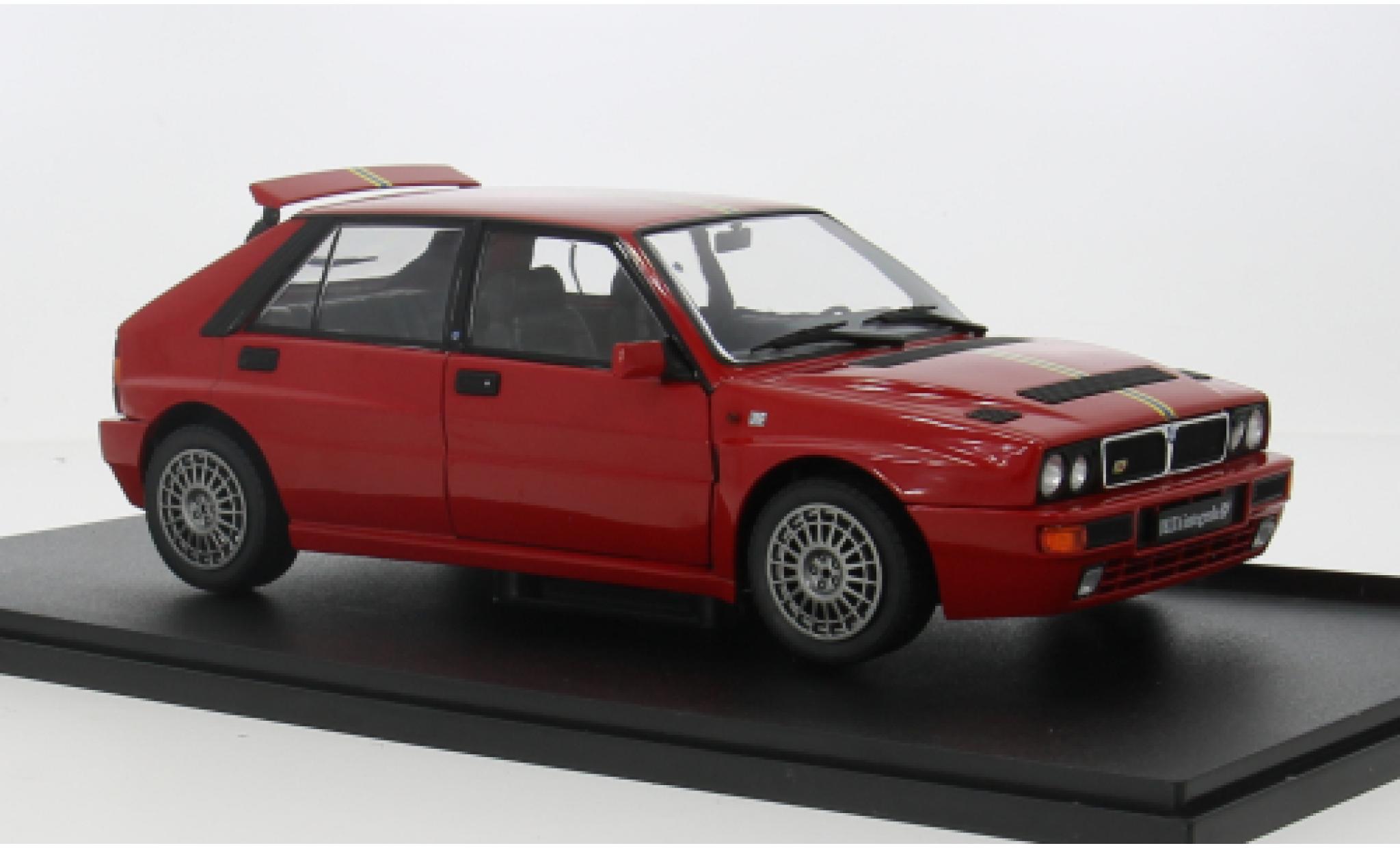 Lancia Delta 1/18 Solido HF Integrale rood 1:18 modelauto