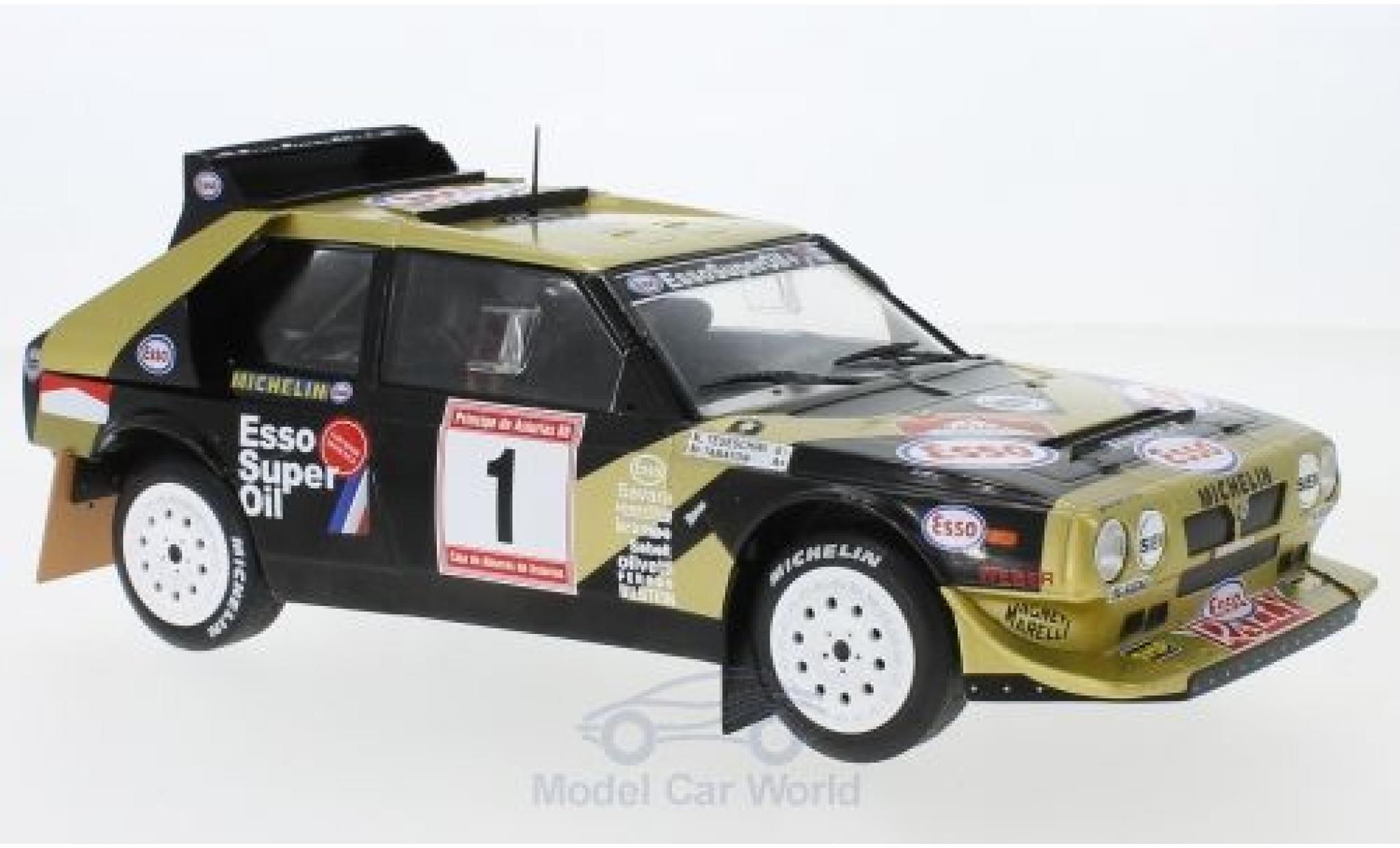 Lancia Delta 1/18 Solido S4 No.1 Esso Rallye de Asturias 1986 F.Tabaton/L.Tedeschini modelauto
