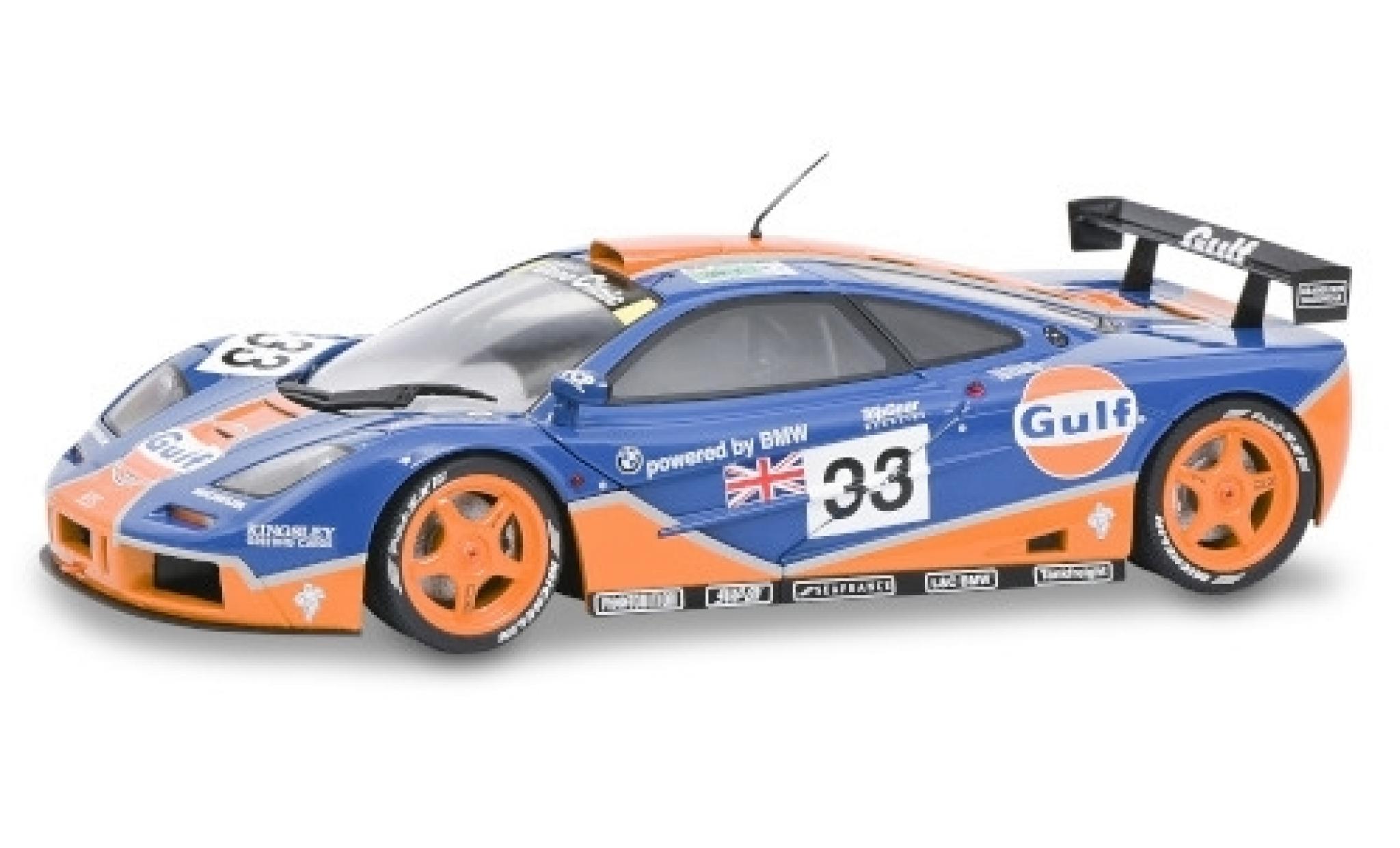 McLaren F1 1/18 Solido GTR No.33 Gulf 24h Le Mans 1996 R.Bellm/J.Weaver/J.J.Lehto modelauto