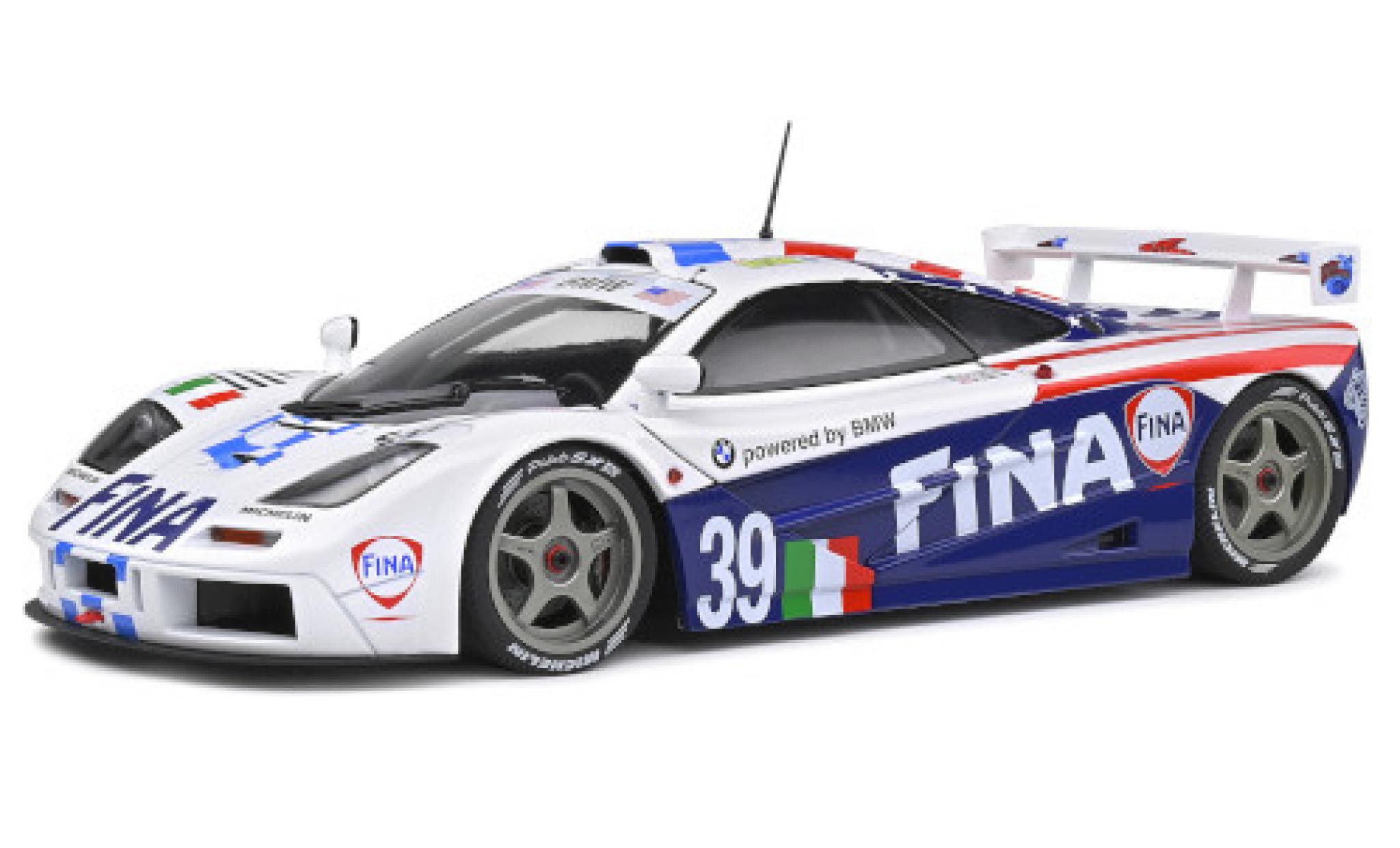 McLaren F1 1/18 Solido GTR Short Tail No.39 Team Bigazzi SRL Fina 24h Le Mans 1996 N.Piquet/J.Cecotto/D.Sullivan modelauto