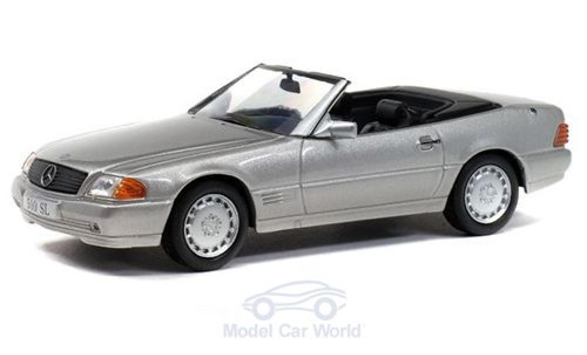 Mercedes 500 1/43 Solido SL (R109) grijs 1989 modelauto