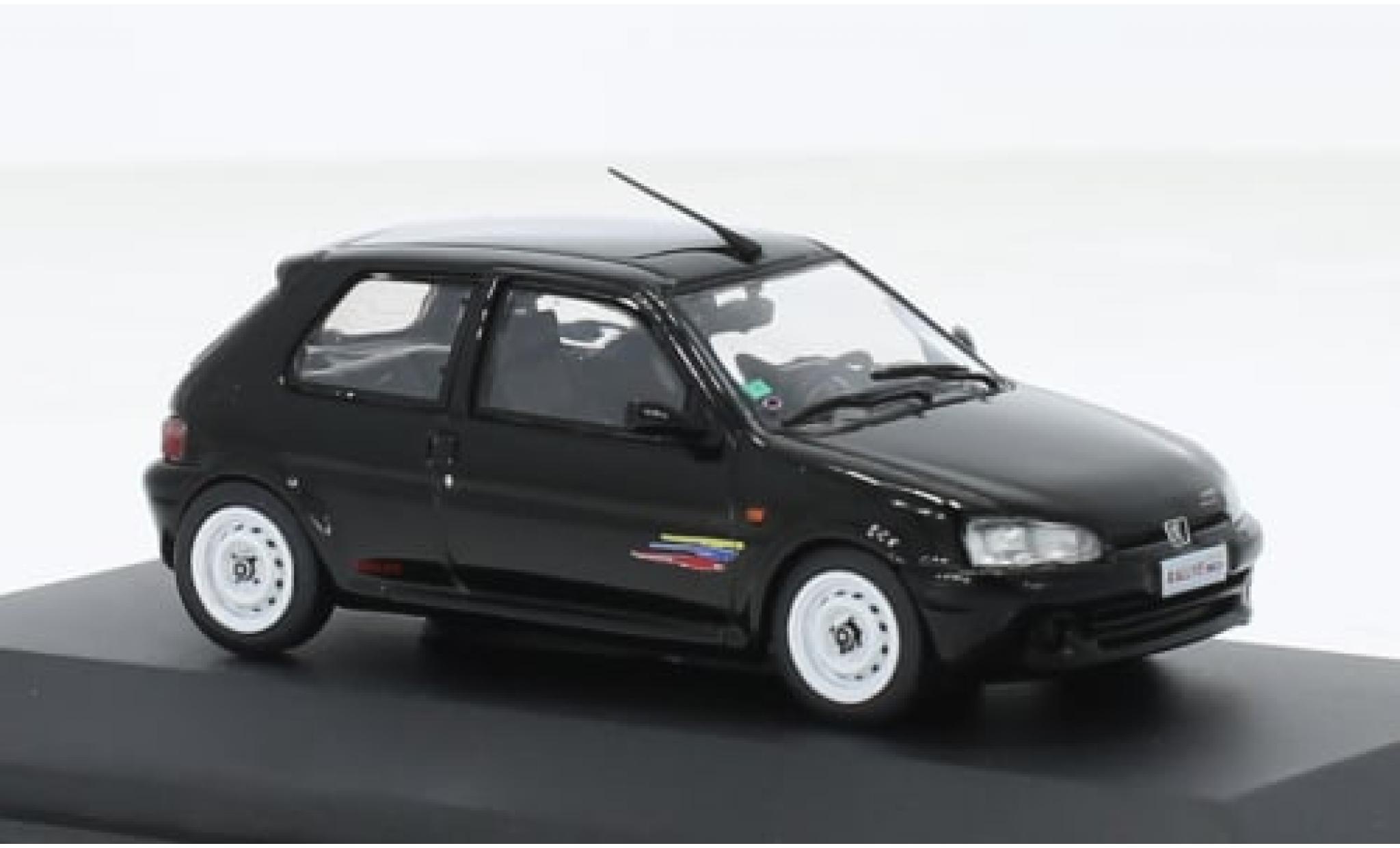 Peugeot 106 1/43 Solido Rallye Phase 2 zwart 2001 1:43 modelauto