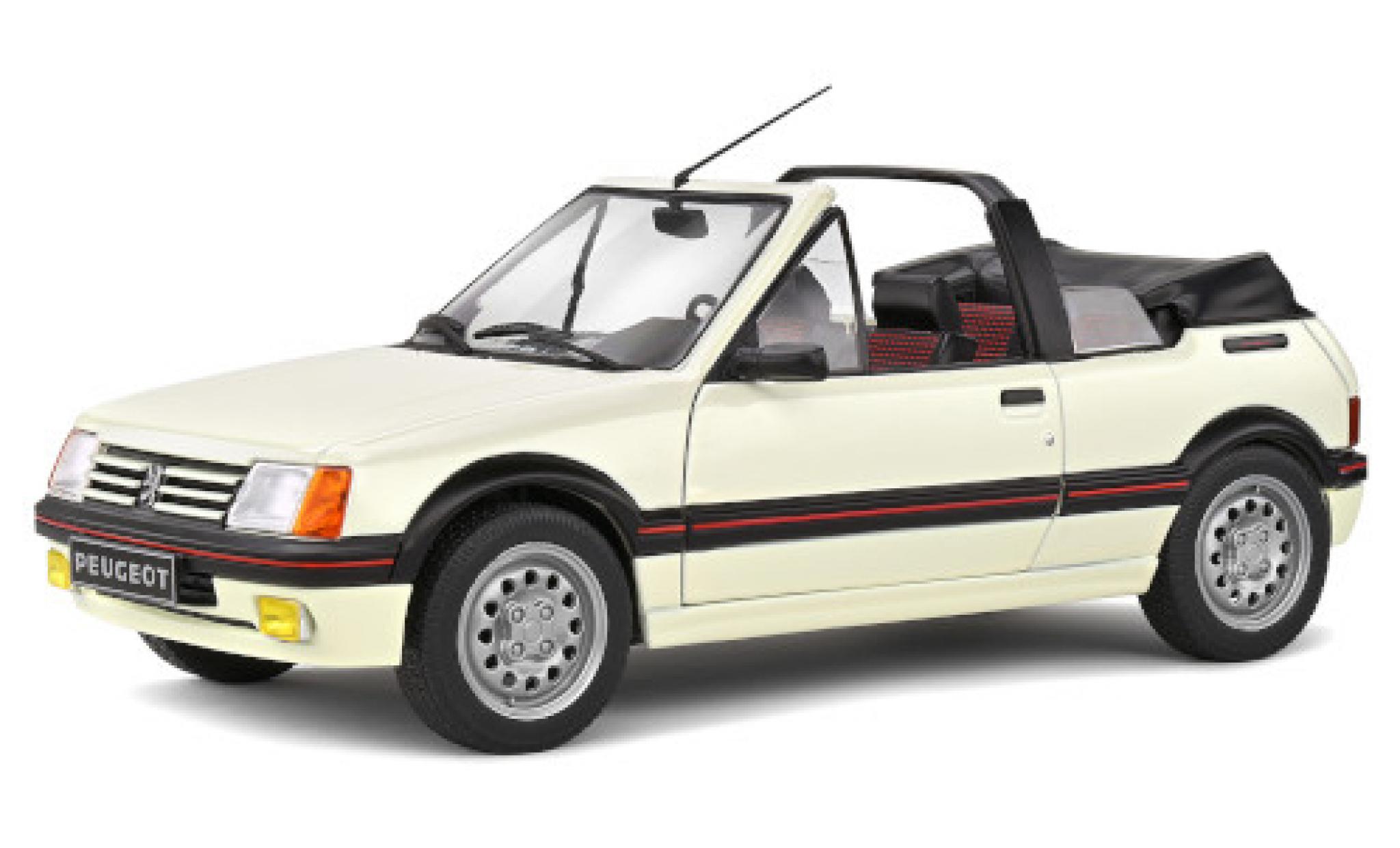 Peugeot 205 1/18 Solido CTI wit 1986 modelauto