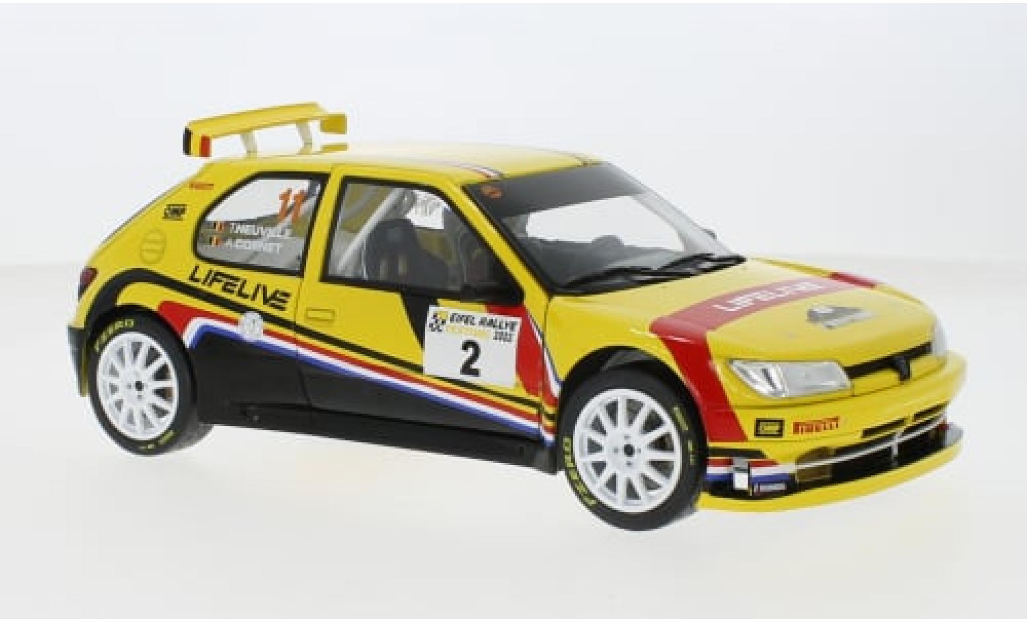 Peugeot 306 1/18 Solido Maxi No.2 Eifel Rallye Festival 2022 1:18 modelauto
