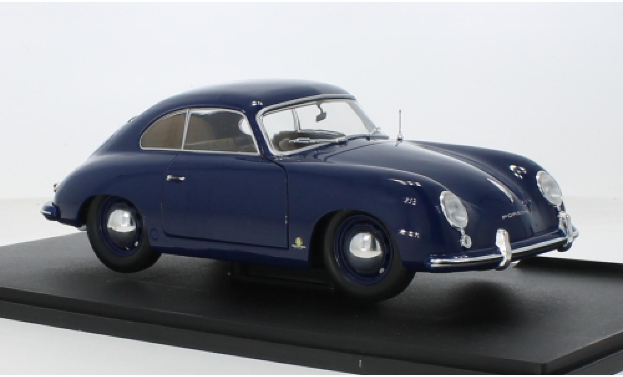 Porsche 356 1/18 Solido Pre-A blauw 1953 1:18 modelauto