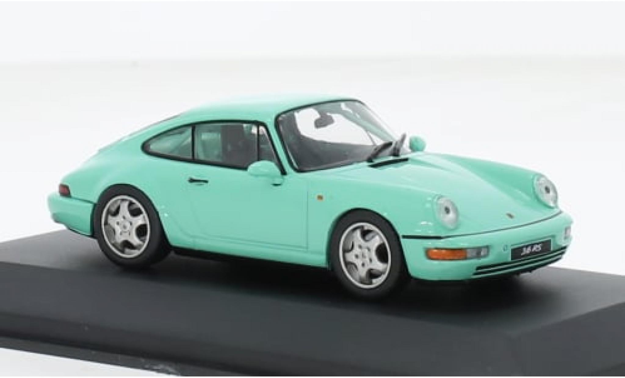Porsche 964 1/43 Solido 911  RS Clubsport groen 1:43 modelauto