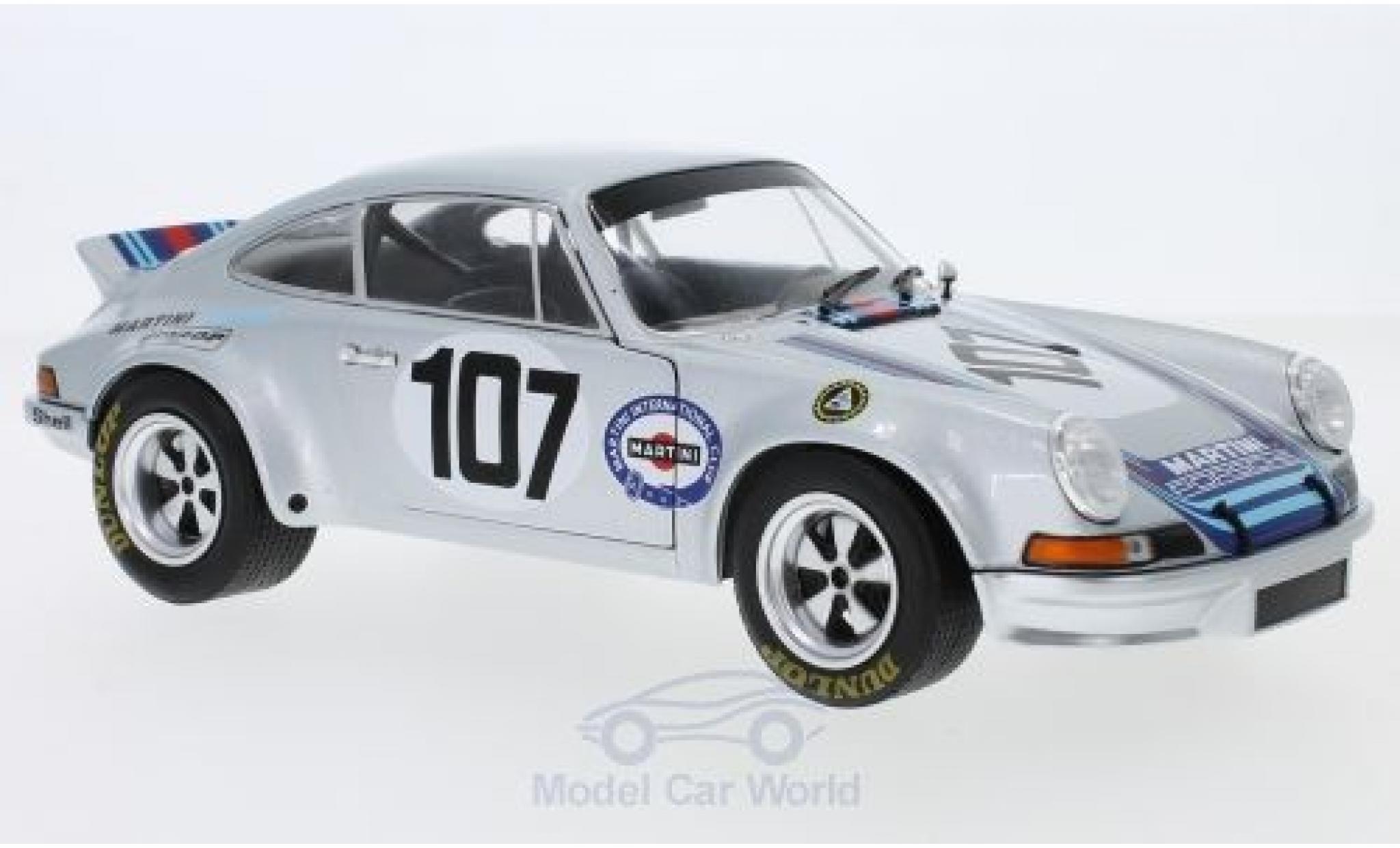 Porsche 911 Targa 1/18 Solido RSR 2.8 No.107 Martini Targa Florio 1973 G.Steckk&ouml;nig/G.Pucci modelauto