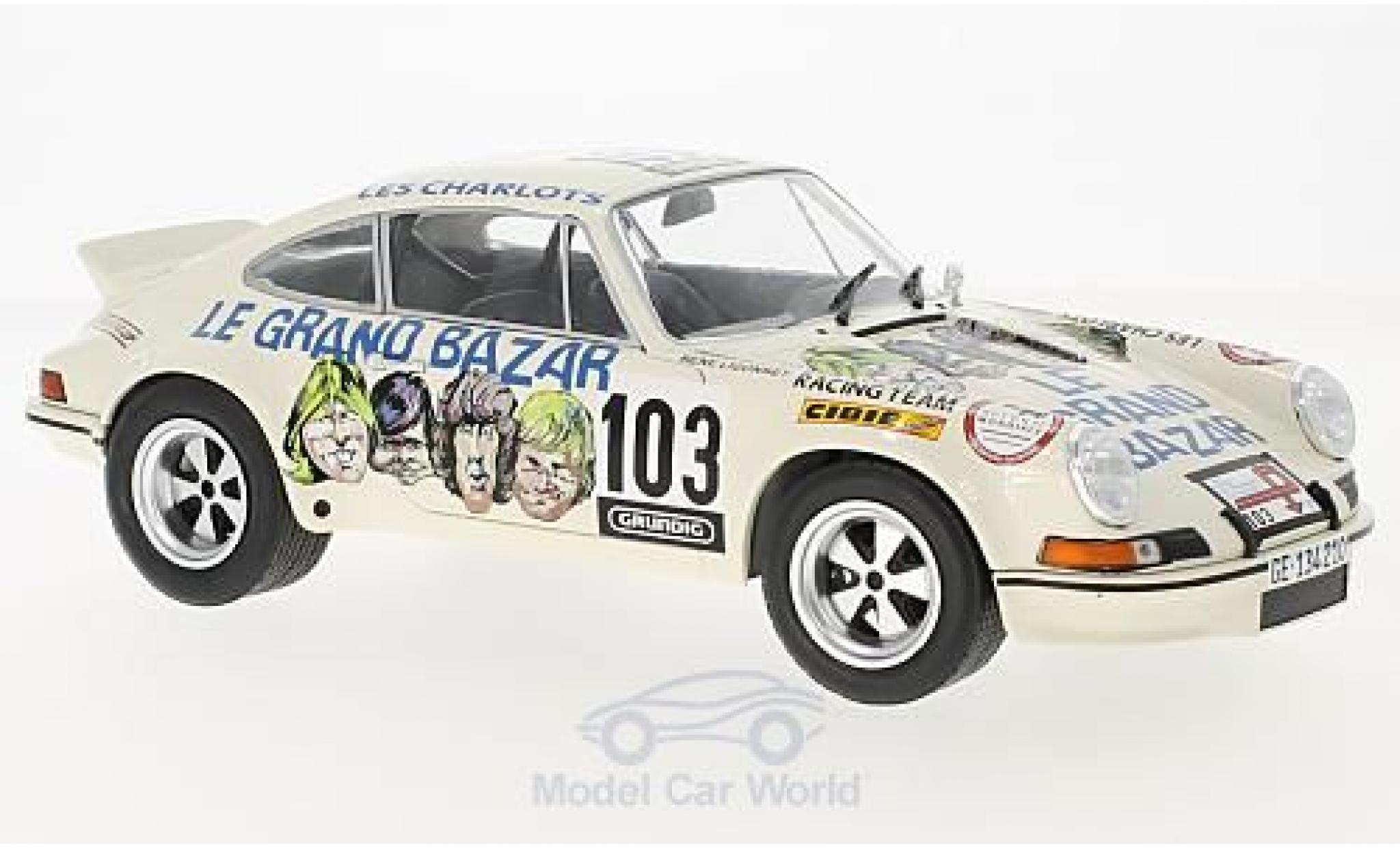 Porsche 911 SC 1/18 Solido RSR No.103 Le Grand Bazar Tour de France Auto 1973 H.Bayard/R.Ligonnet modelauto