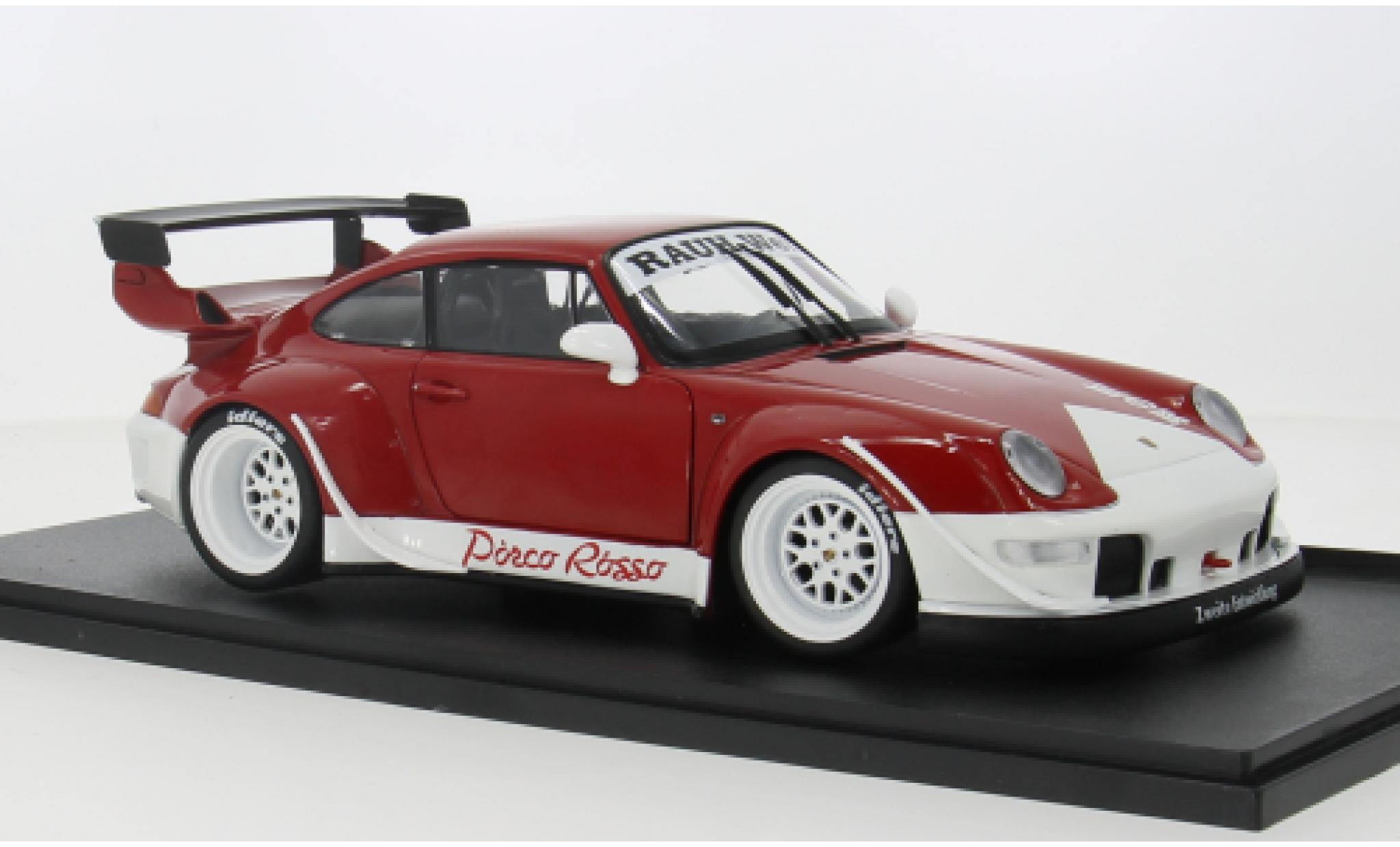 Porsche 911 1/18 Solido RWB Body Kit Porco Rosso 1:18 modelauto