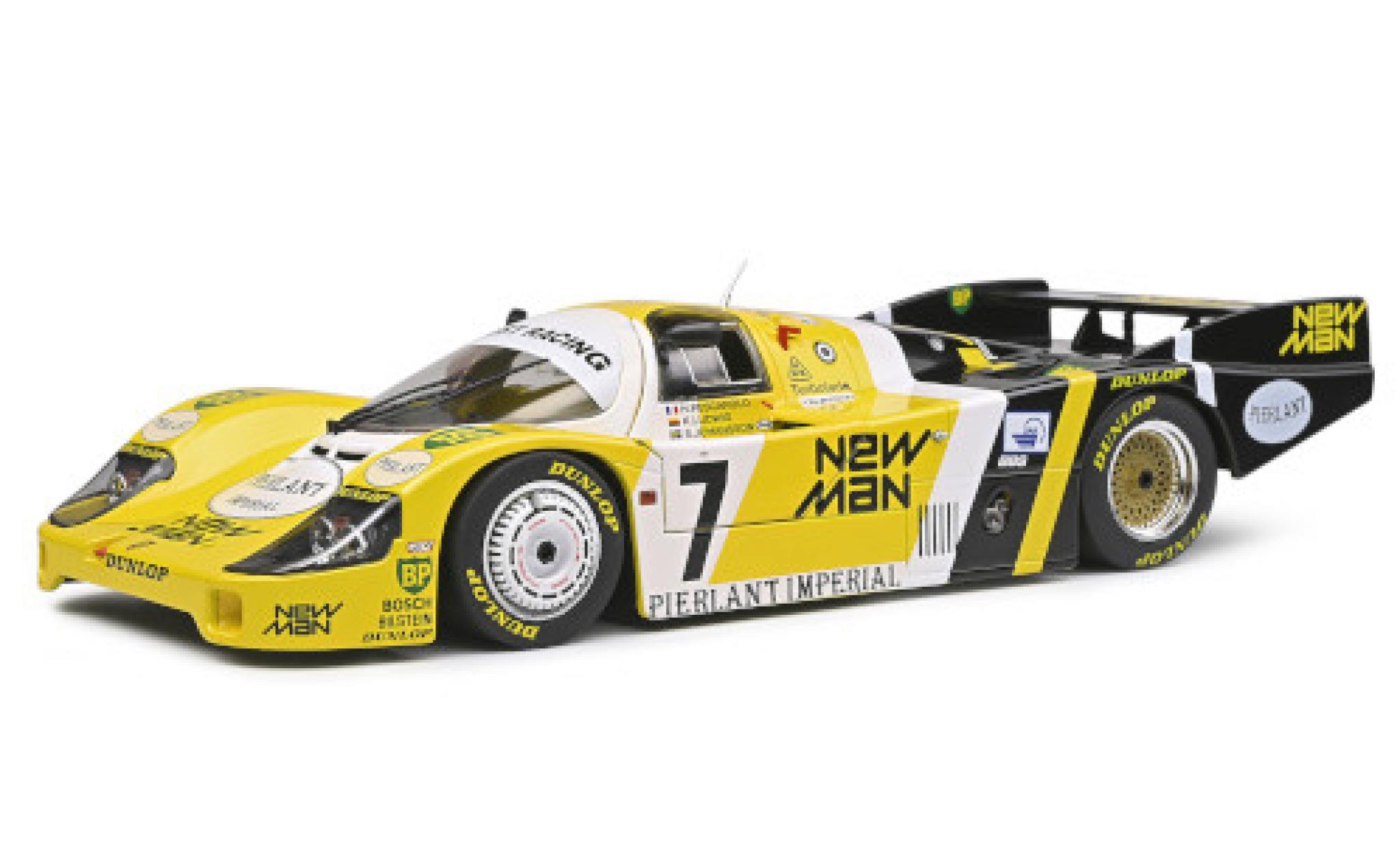 Porsche 956 1984 1/18 Solido LH RHD No.7 Joest Racing New Man 24h Le Mans 1984 H.Pescarolo/K.Ludwig/S.Johansson modelauto