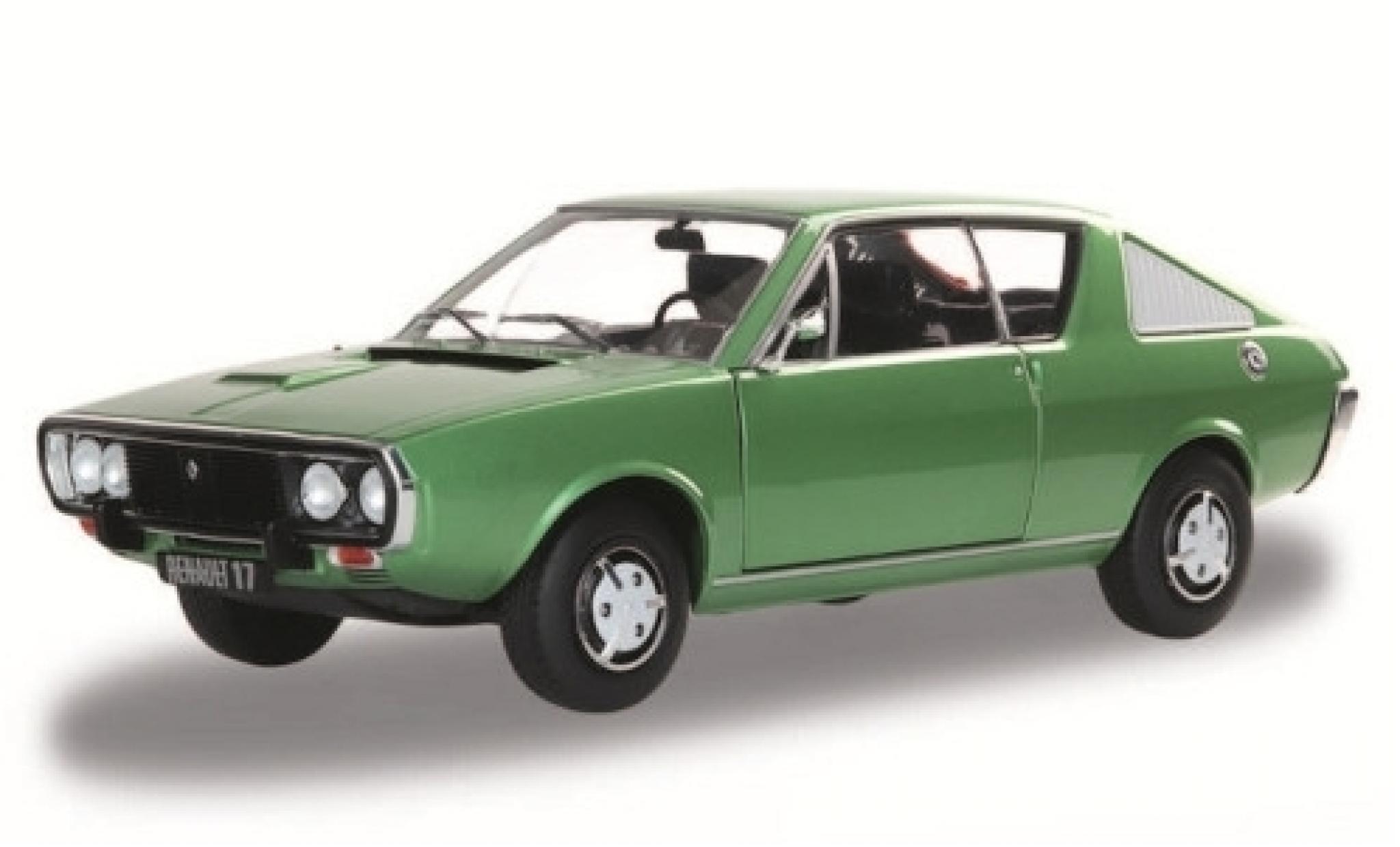 Renault 17 1/18 Solido metallic groen 1976 modelauto