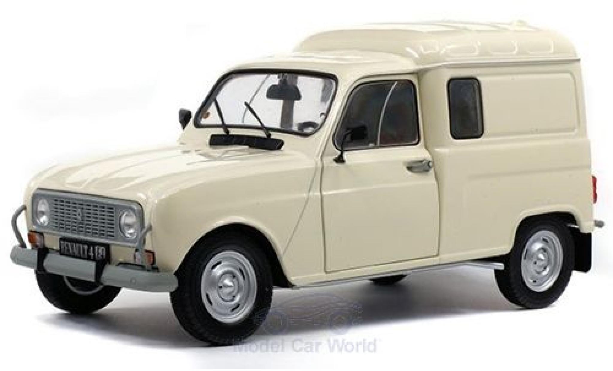 Renault 4 1/18 Solido LF beige 1975 modelauto