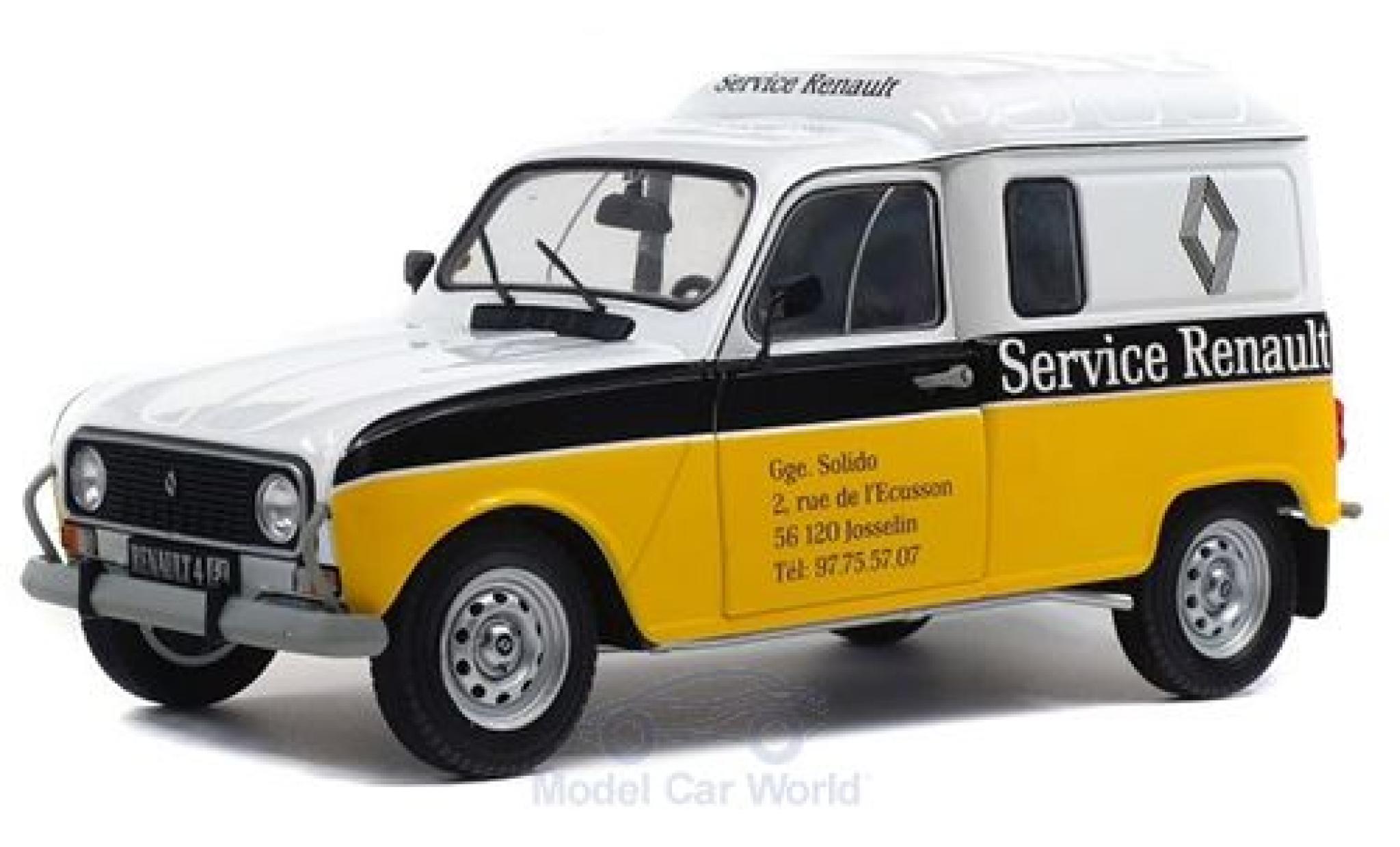Renault 4 1/18 Solido LF Service 1975 modelauto