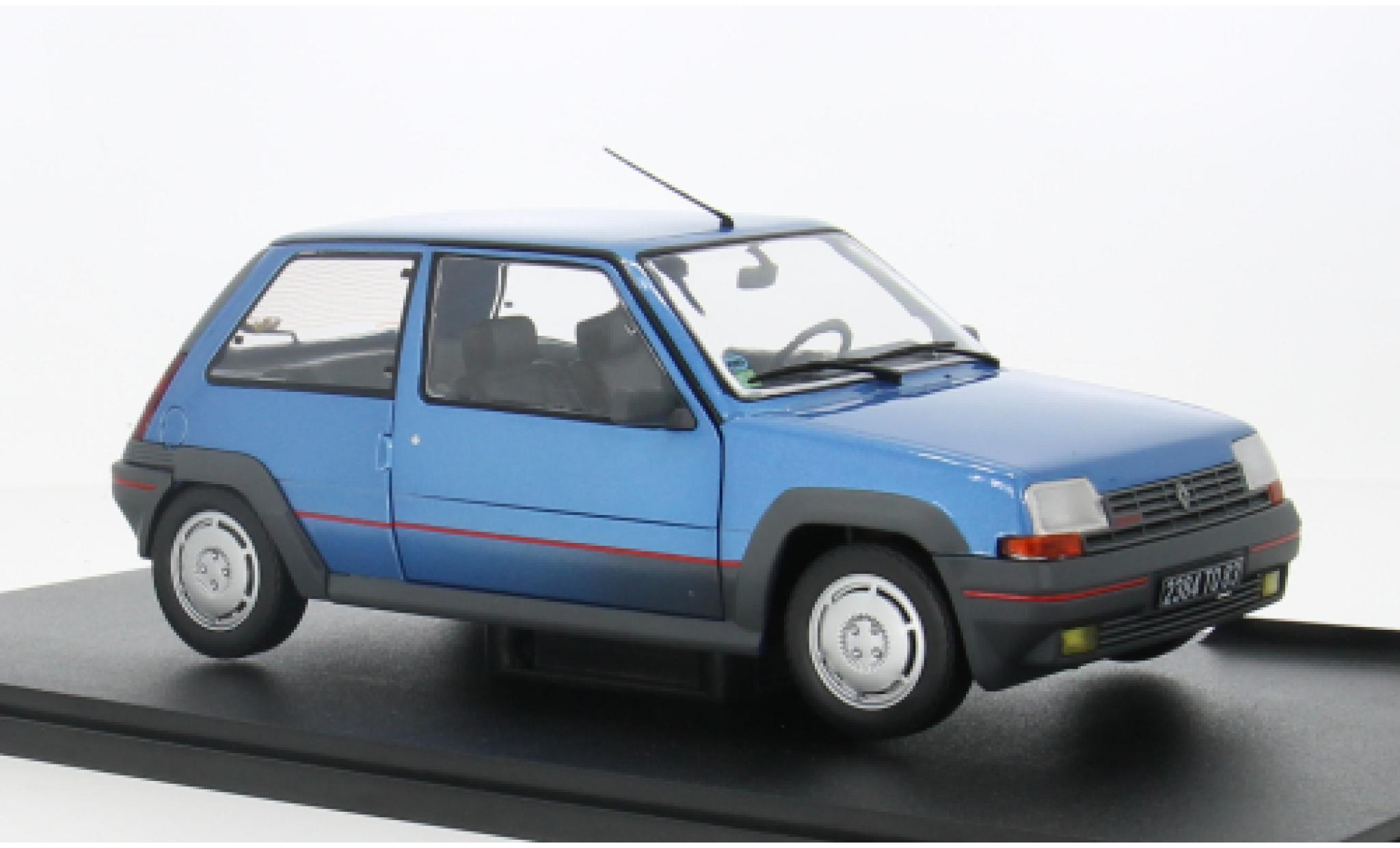 Renault 5 1/18 Solido GT Turbo MK1 blauw 1:18 modelauto