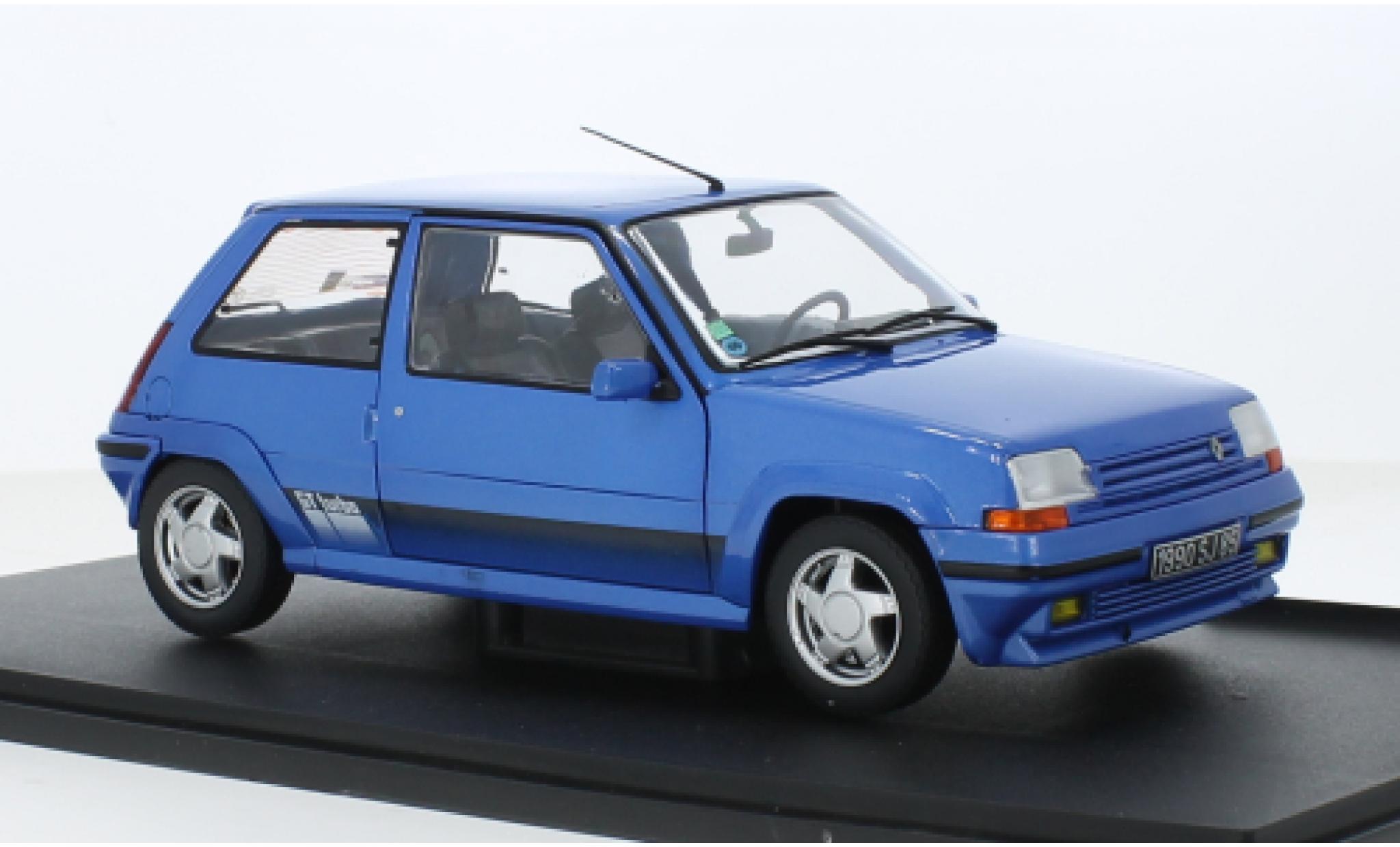 Renault 5 1/18 Solido GT Turbo MK2 metallic blauw 1989 1:18 modelauto