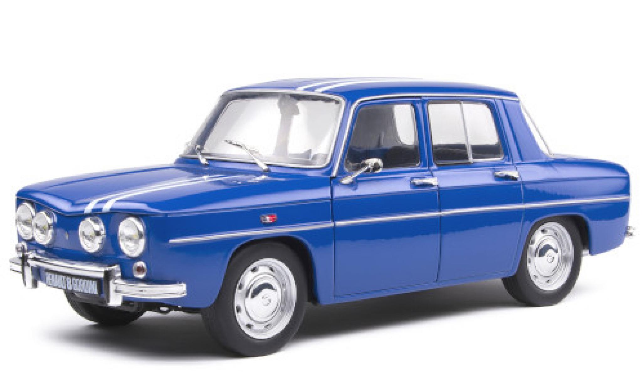 Renault 8 1/18 Solido Gordini 1300 blauw/wit 1967 modelauto