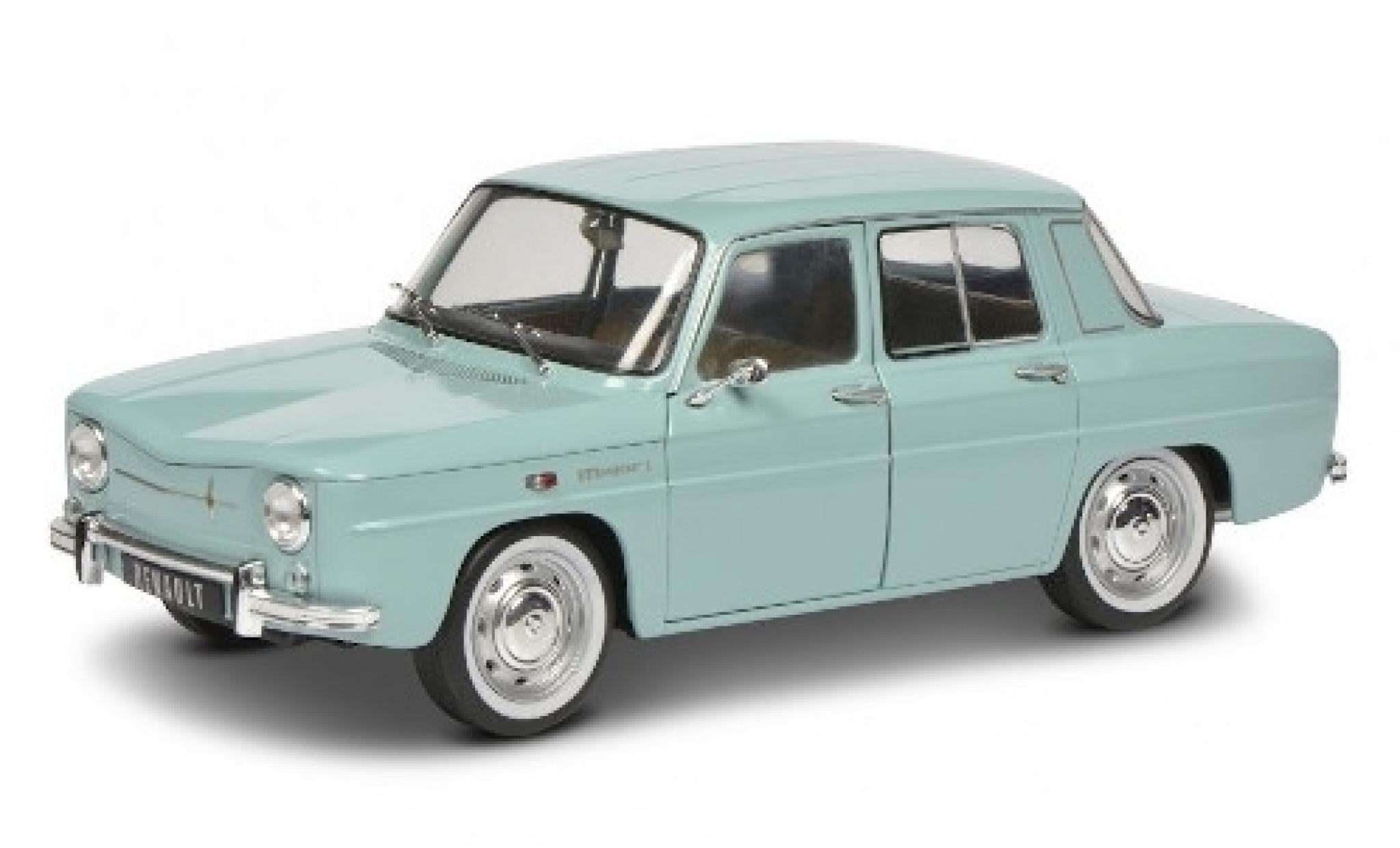 Renault 8 1/18 Solido Major blauw modelauto