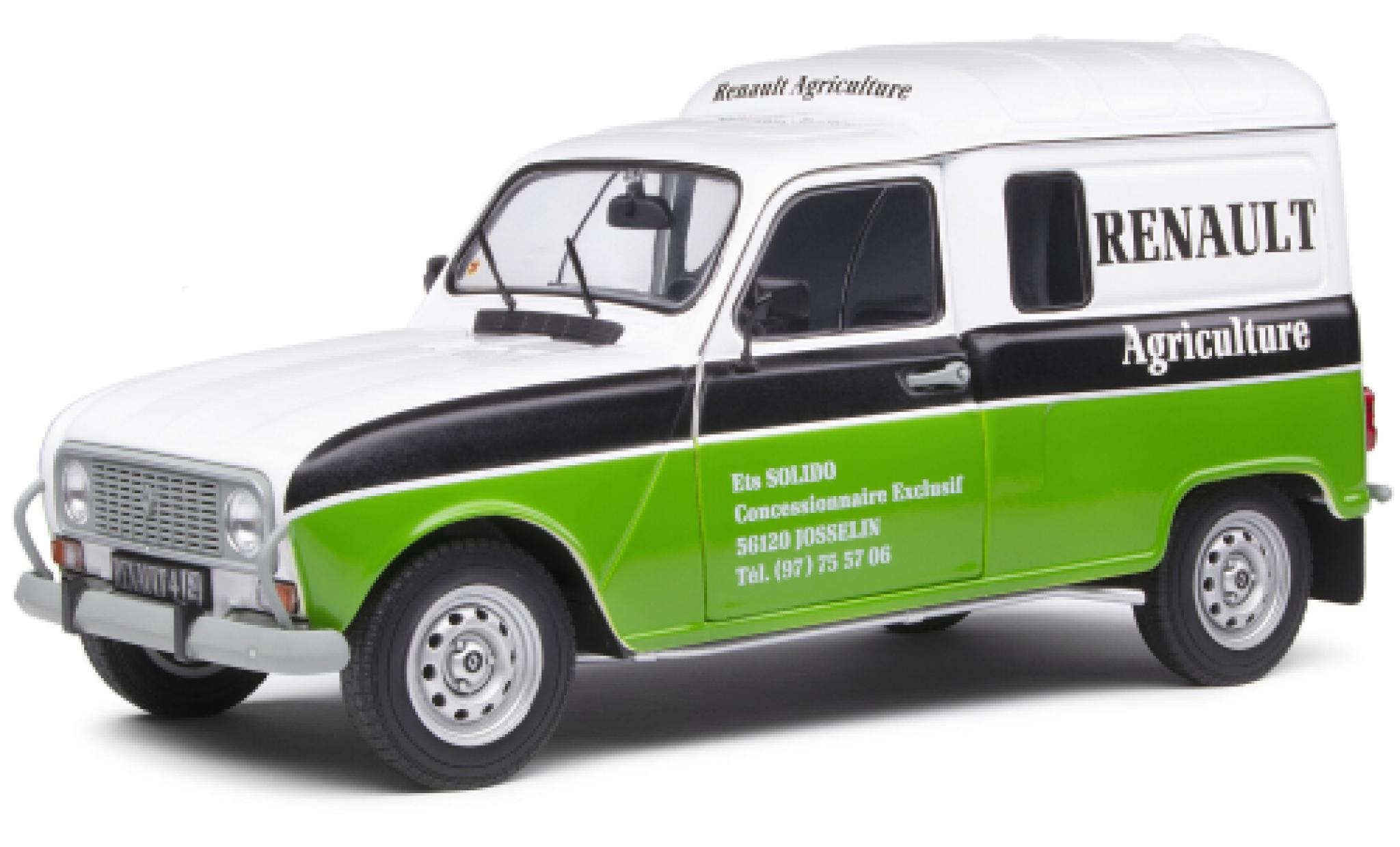 Renault 4 1/18 Solido R L Agriculture 1988 modelauto