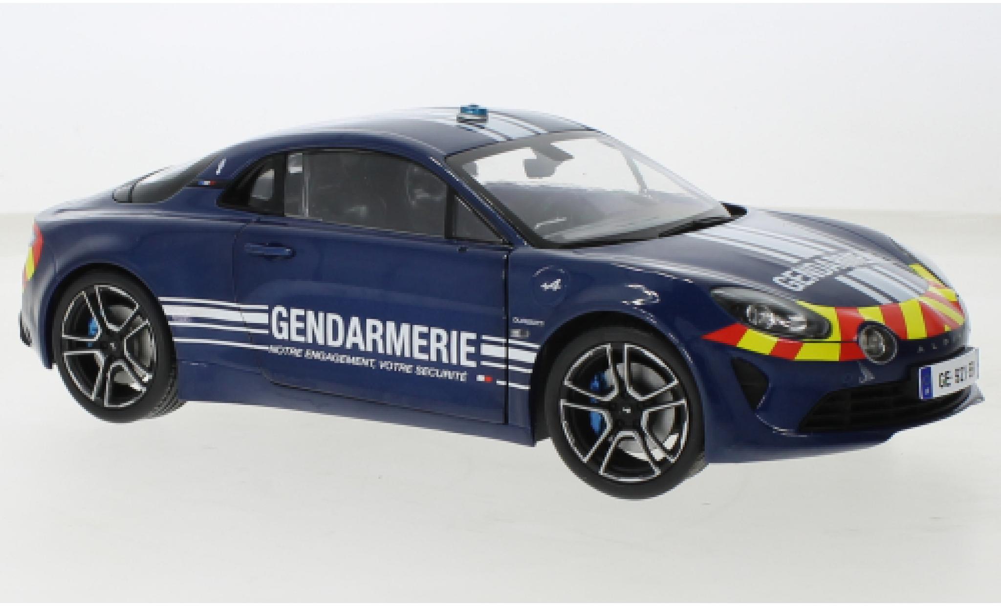 Alpine A110 1/18 Solido Gendamerie (F) 2022 modelauto