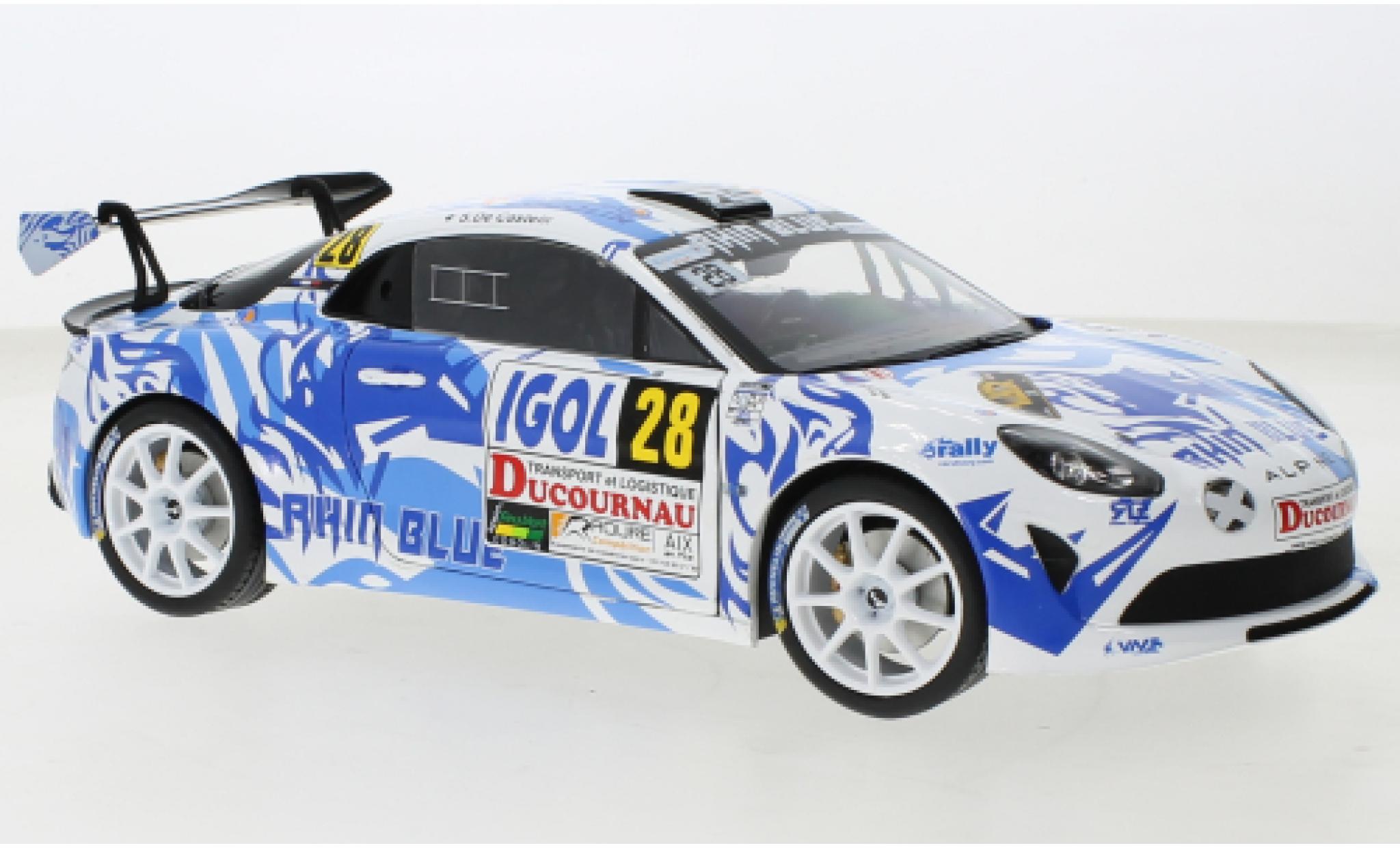 Alpine A110 1/18 Solido Rally RGT No.28 Rallye du Var 2021 modelauto