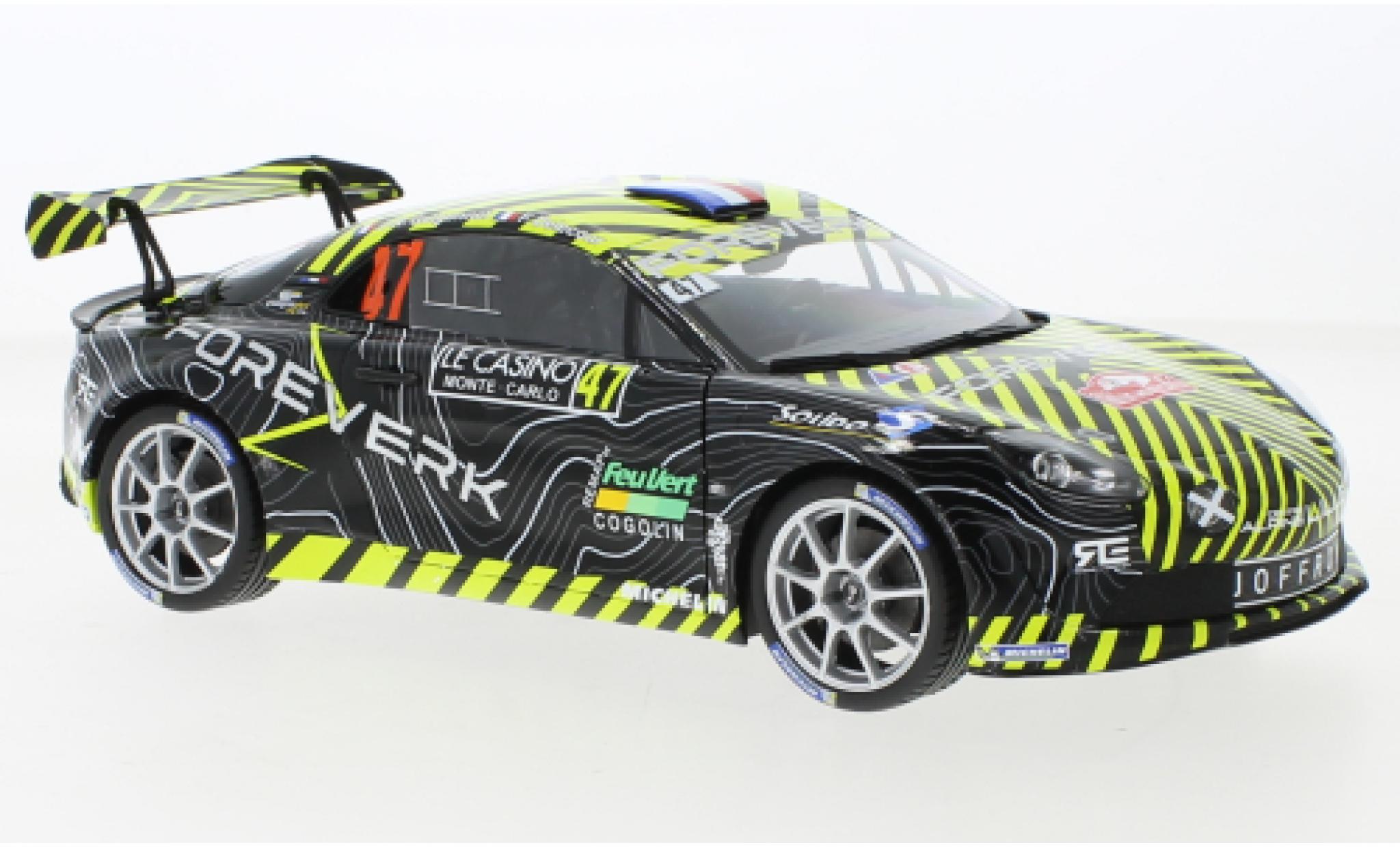 Alpine A110 1/18 Solido Rally RGT No.47 Rallye WM Rallye Monte Carlo 2022 modelauto