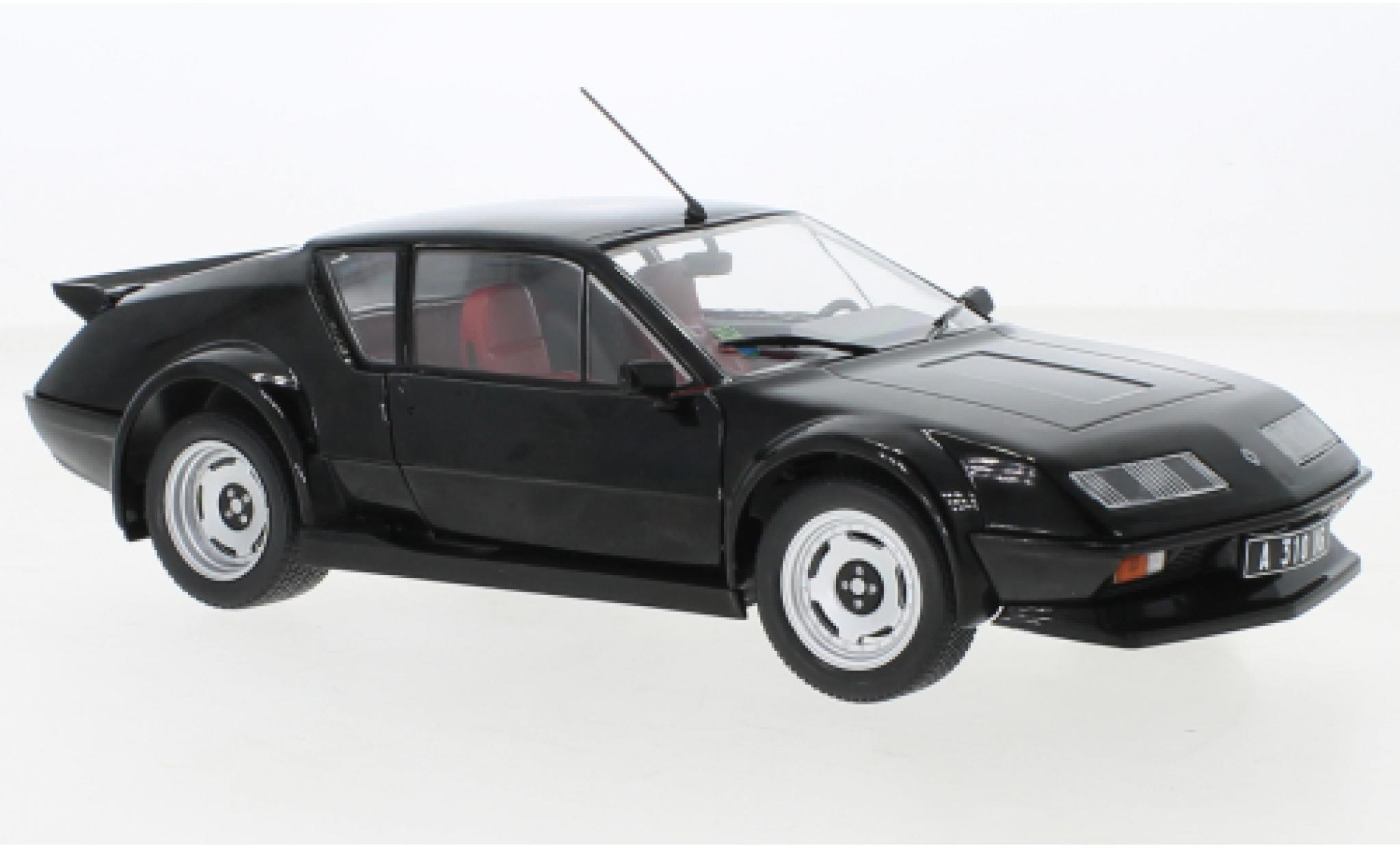 Alpine A310 1/18 Solido Renault GT Pack zwart 1983 modelauto
