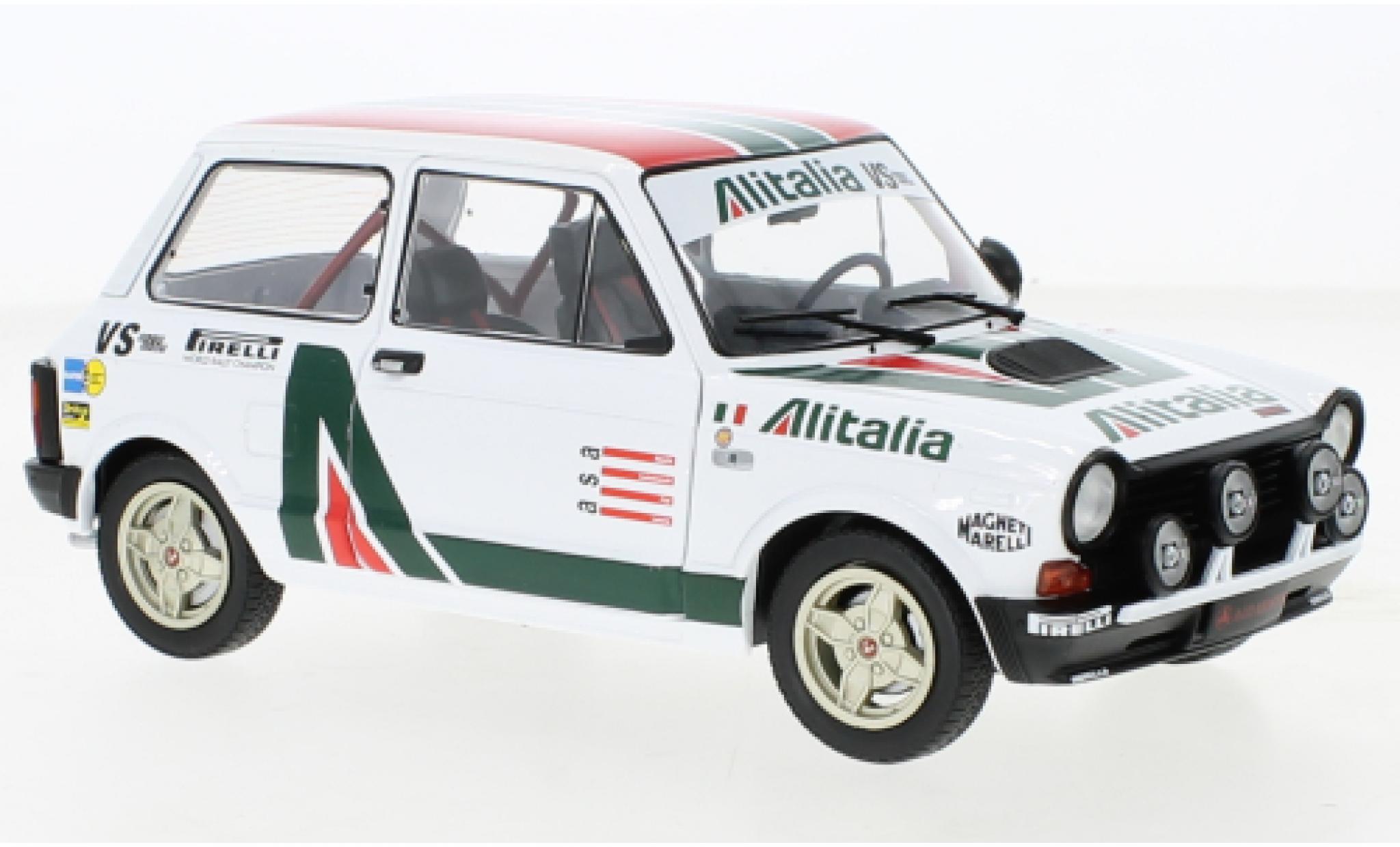 Autobianchi A112 1/18 Solido Abarth Alitalia 1980 modelauto