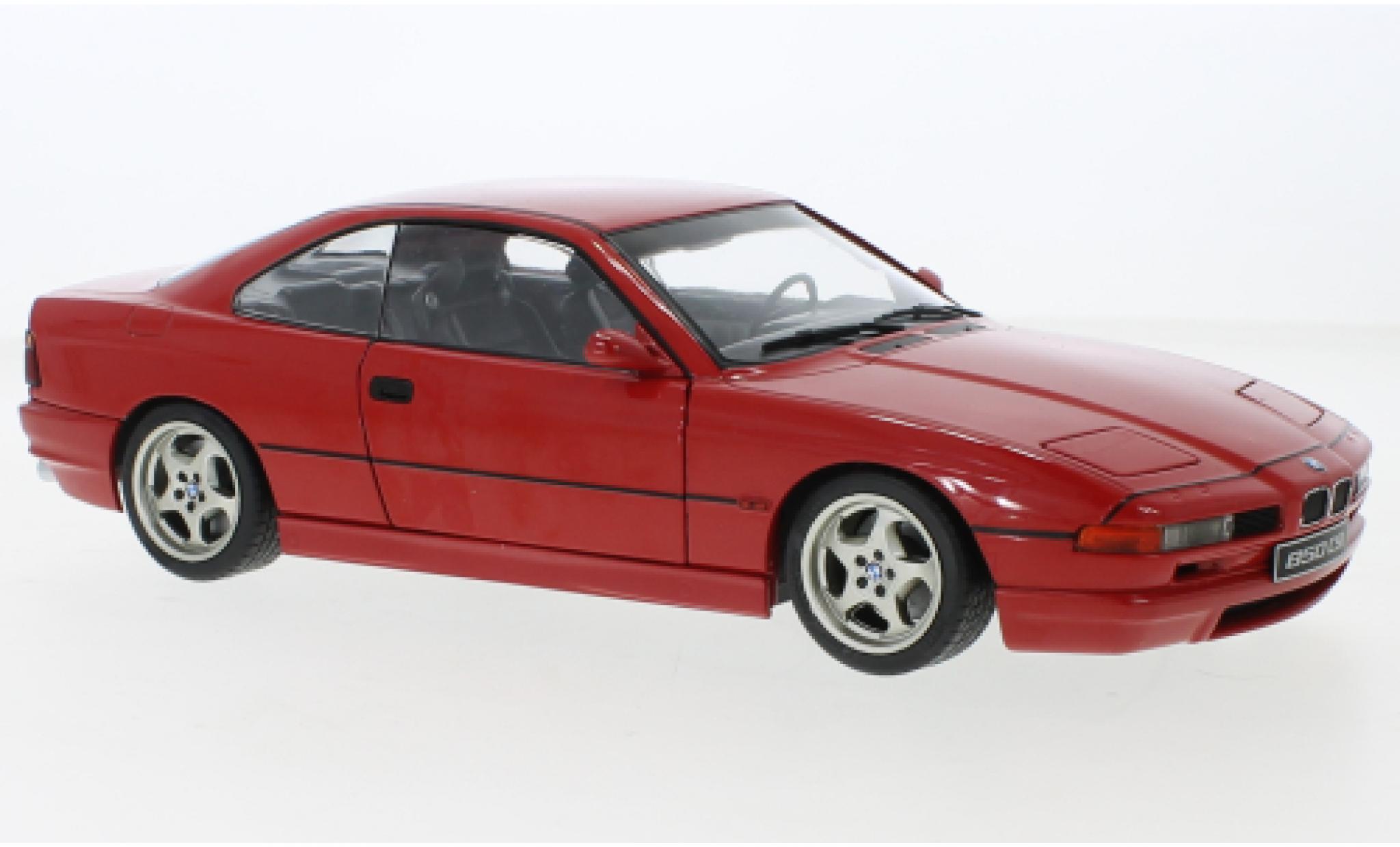 Bmw 850 1/18 Solido CSI (E31) rood 1990 modelauto