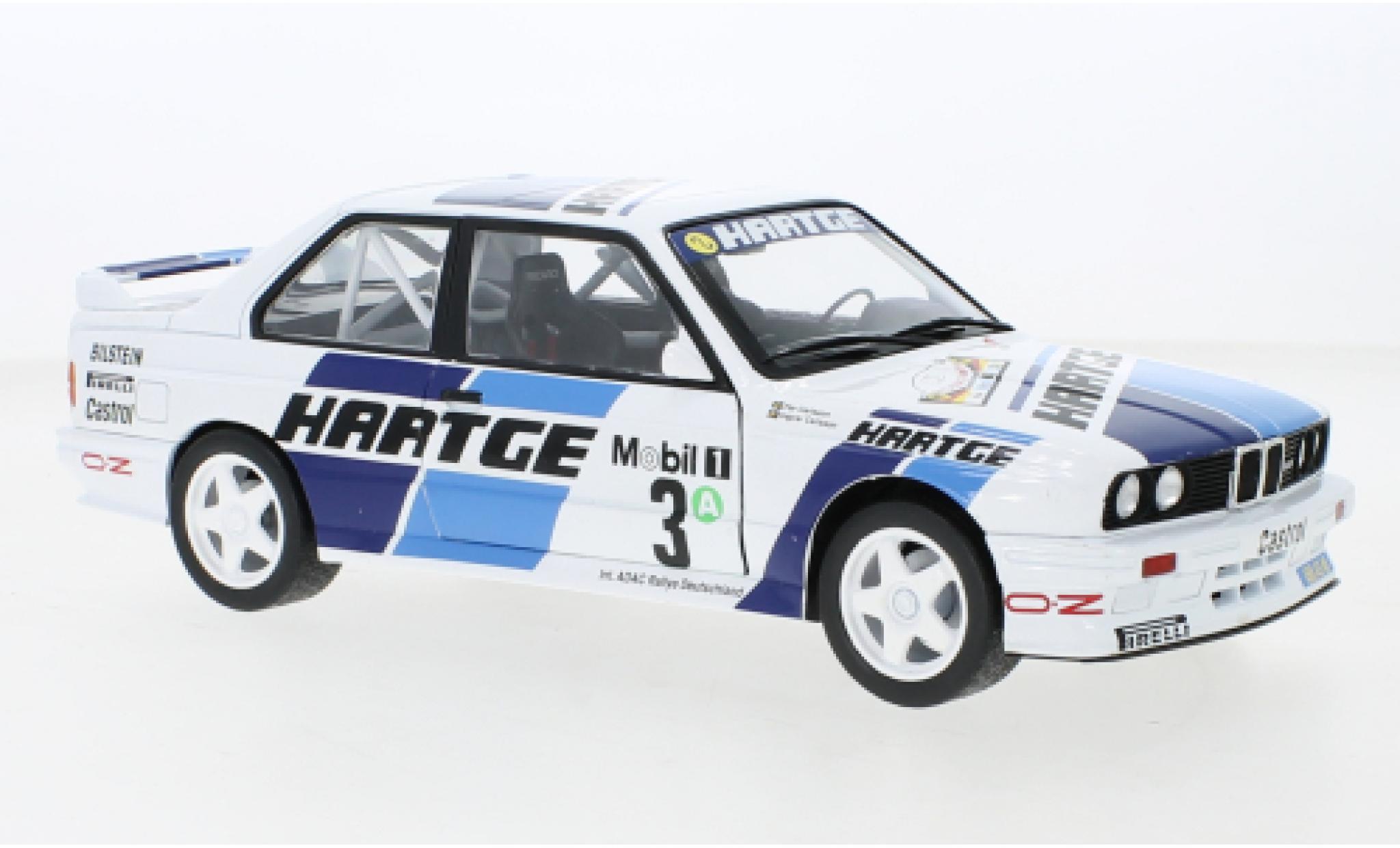 Bmw M3 1/18 Solido (E30) No.3 Hartge Rallye DM Rallye Allemagne 1990 modelauto