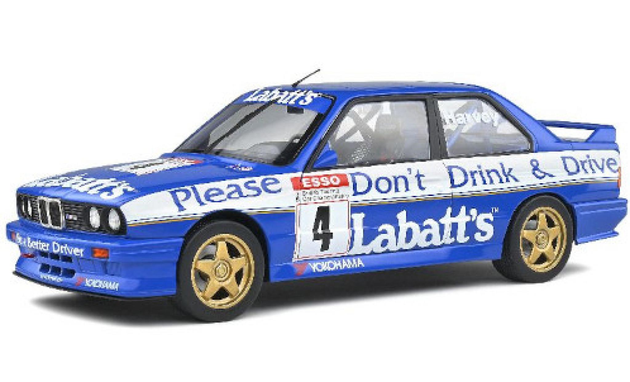 Bmw M3 1/18 Solido (E30) No.4 Labatt BTCC 1991 modelauto