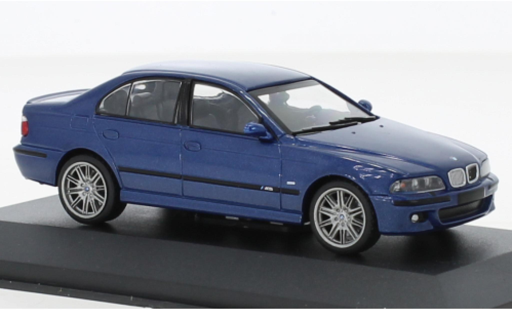 Bmw M5 1/43 Solido (E39) metallic blauw 2003 modelauto