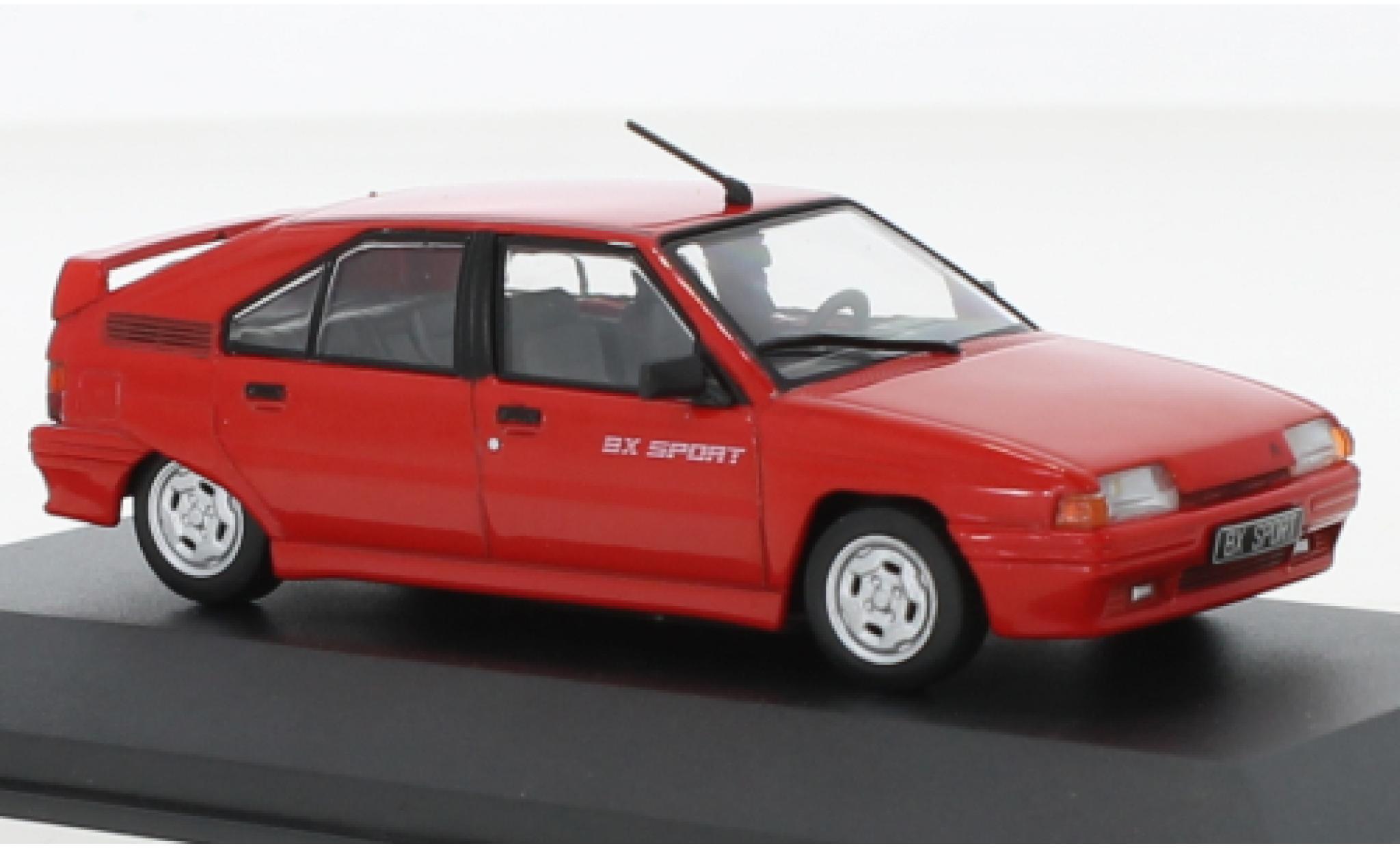 Citroen BX 1/43 Solido Sport 1.9 8V rood 1985 modelauto