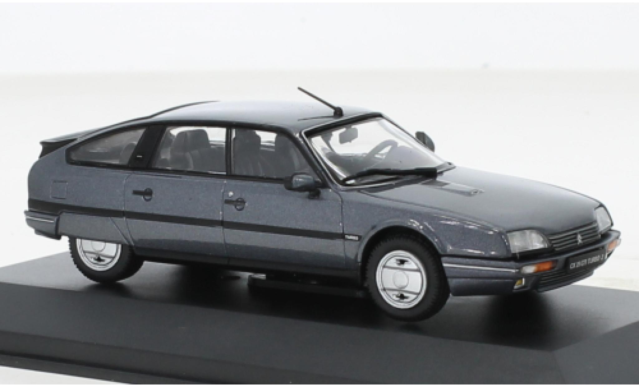 Citroen CX 1/43 Solido GTI Turbo II metallic grijs 1989 modelauto
