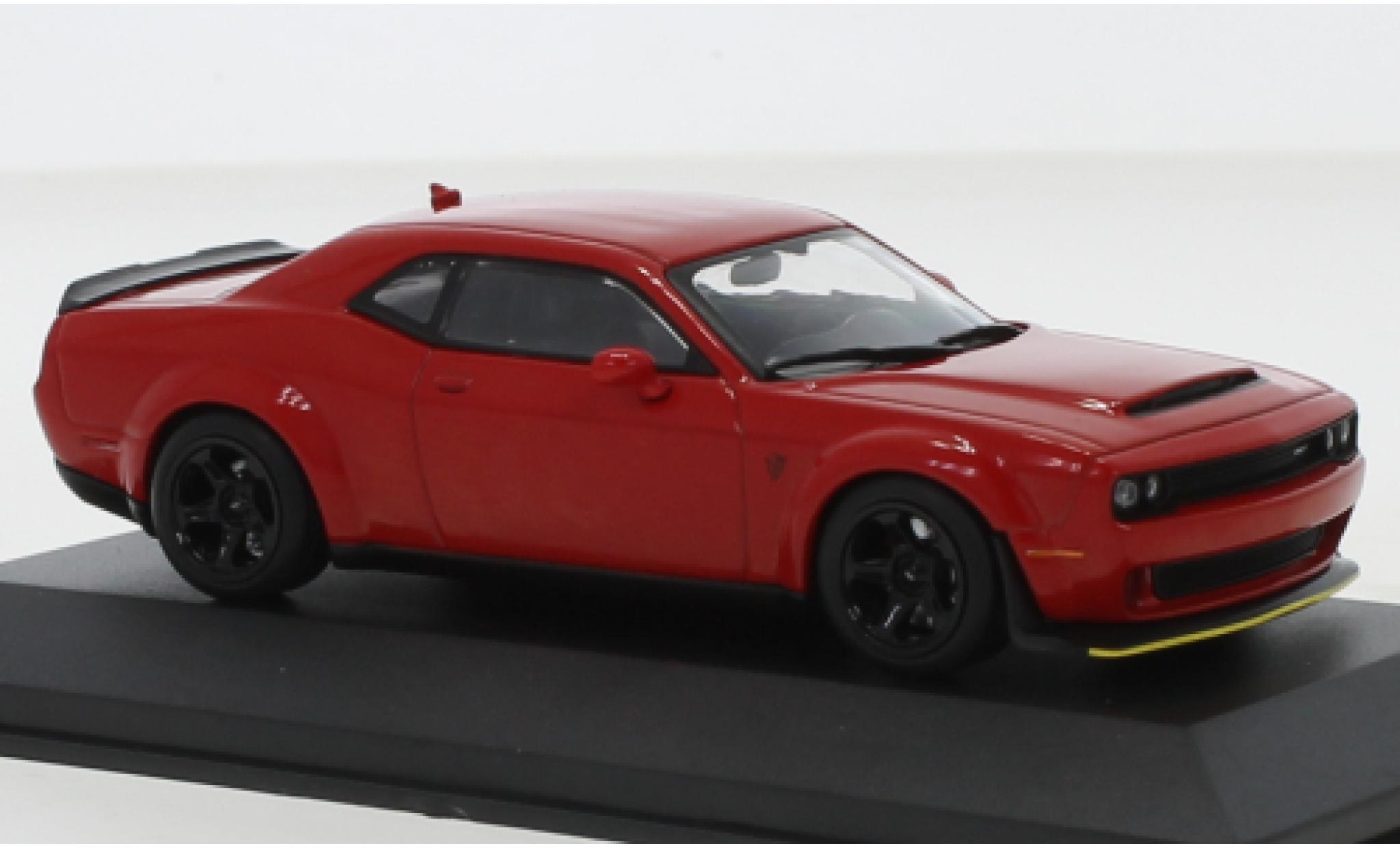 Dodge Challenger 1/43 Solido SRT Demon V8 6.2 rood 2018 modelauto