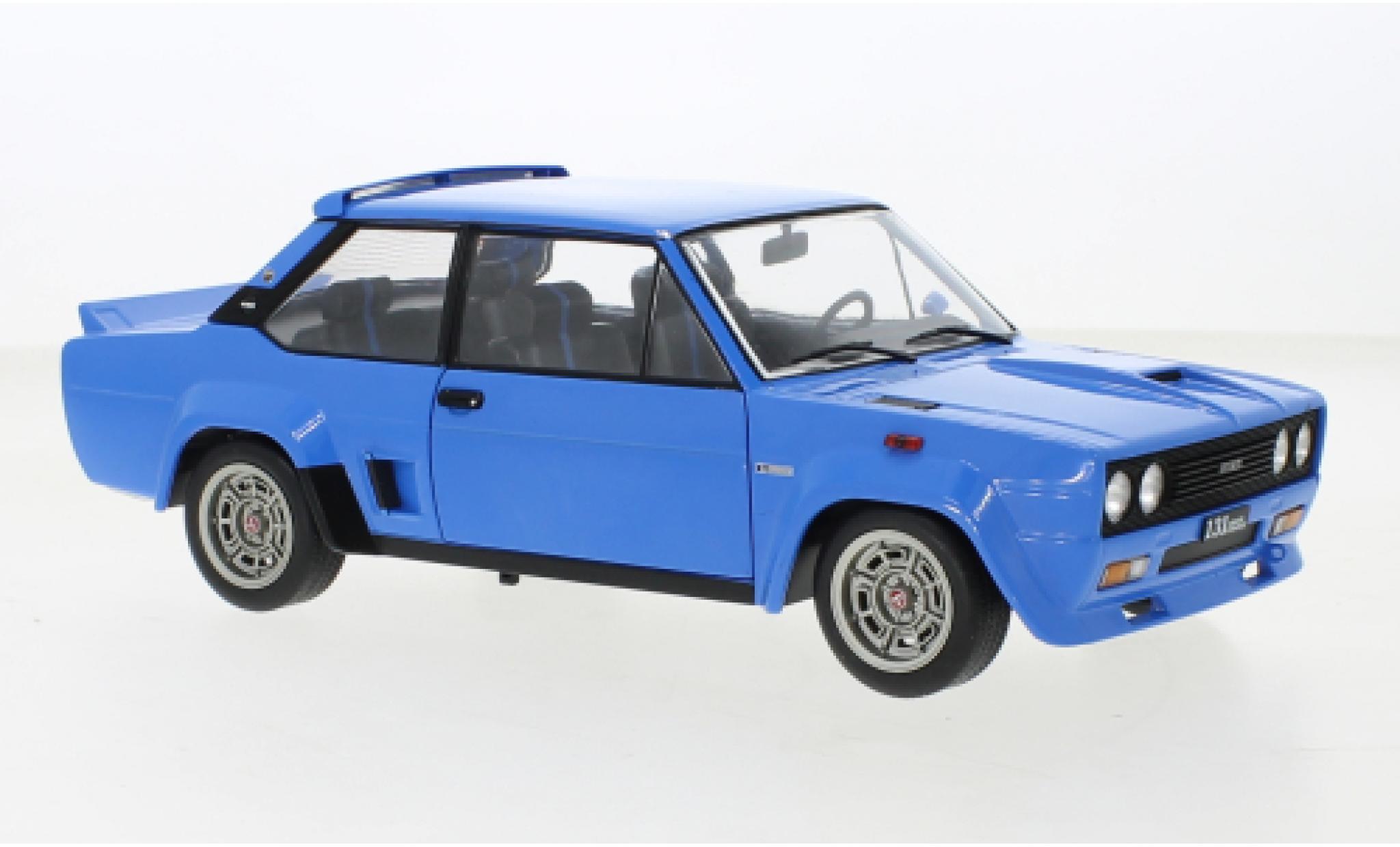 Fiat 131 1/18 Solido Abarth blauw 1980 modelauto