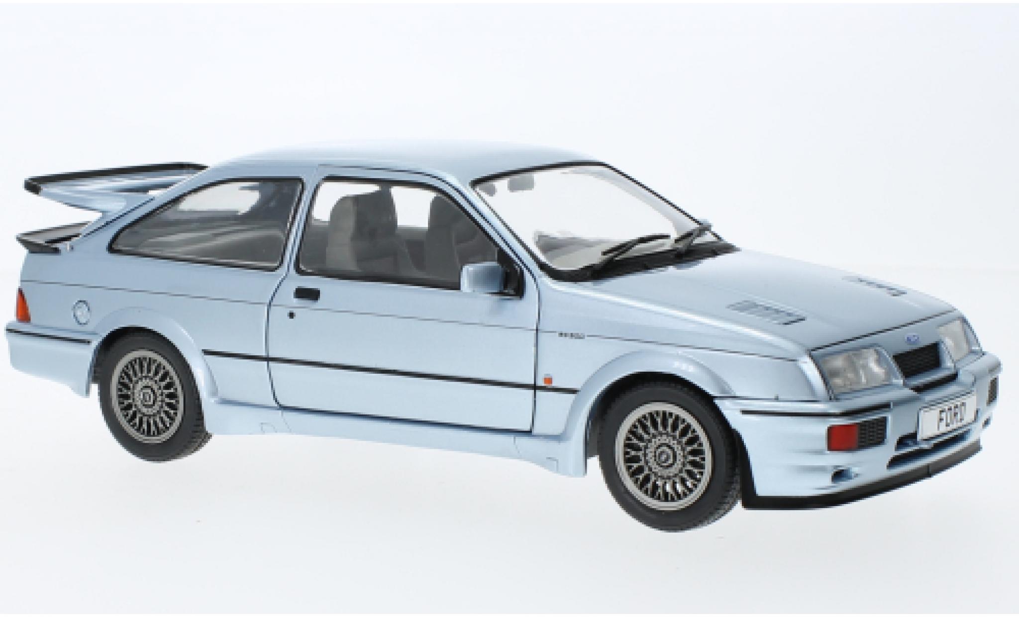 Ford Sierra 1/18 Solido RS 500 Cosworth metallic blauw clair RHD 1987 modelauto