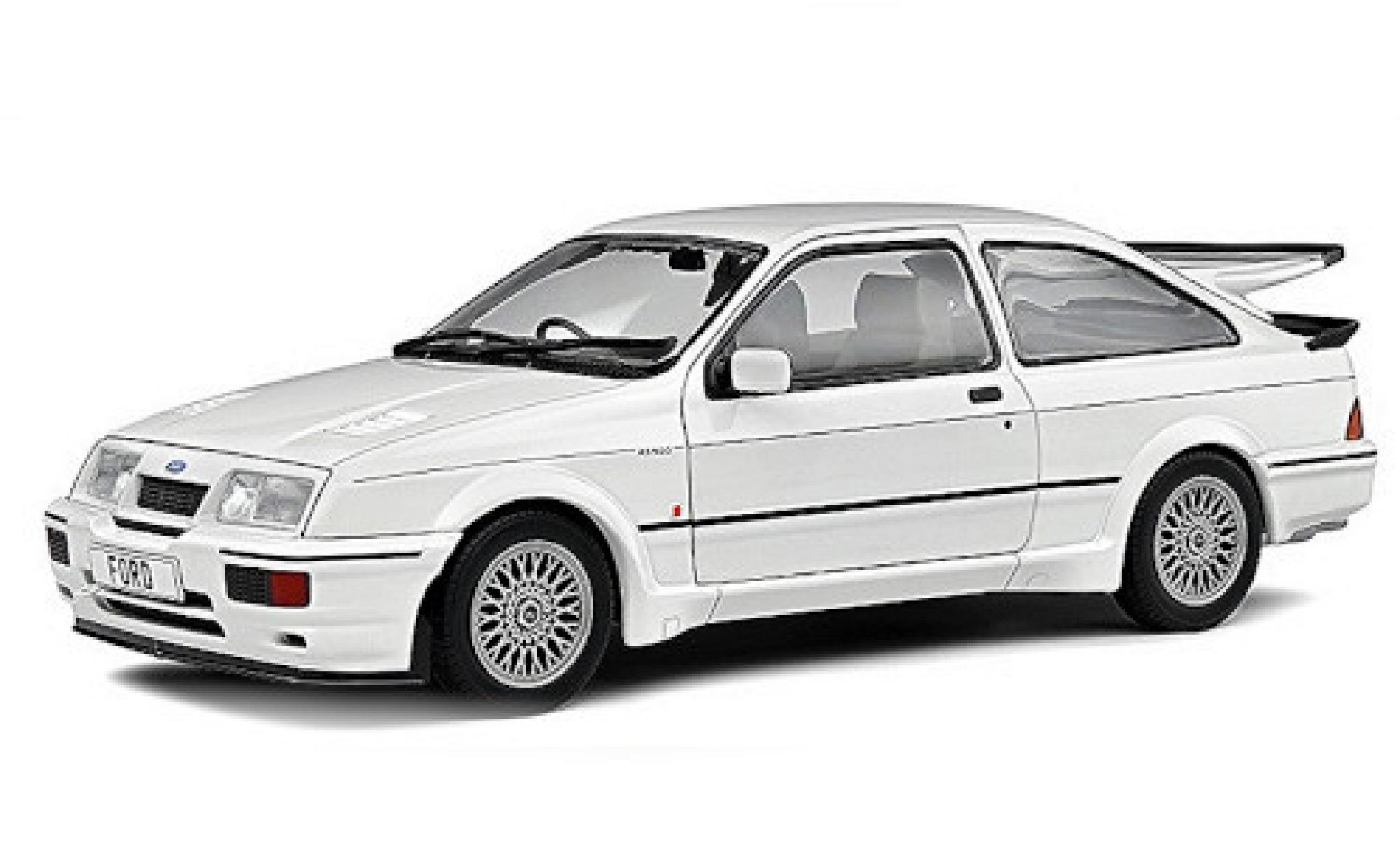 Ford Sierra 1/18 Solido RS 500 Cosworth wit RHD 1987 modelauto