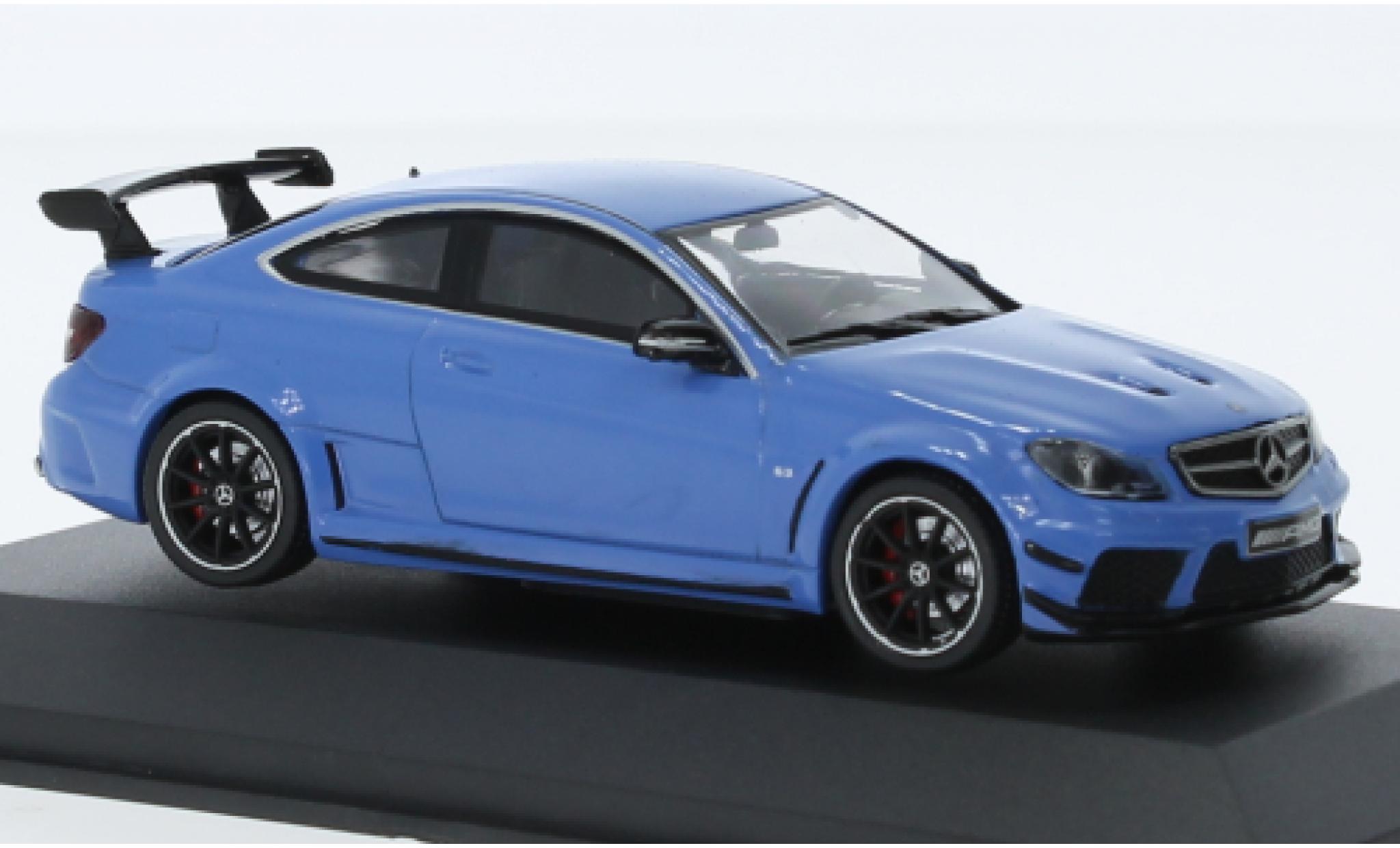 Mercedes Classe C 1/43 Solido AMG C63 Black Series blauw clair 2012 modelauto