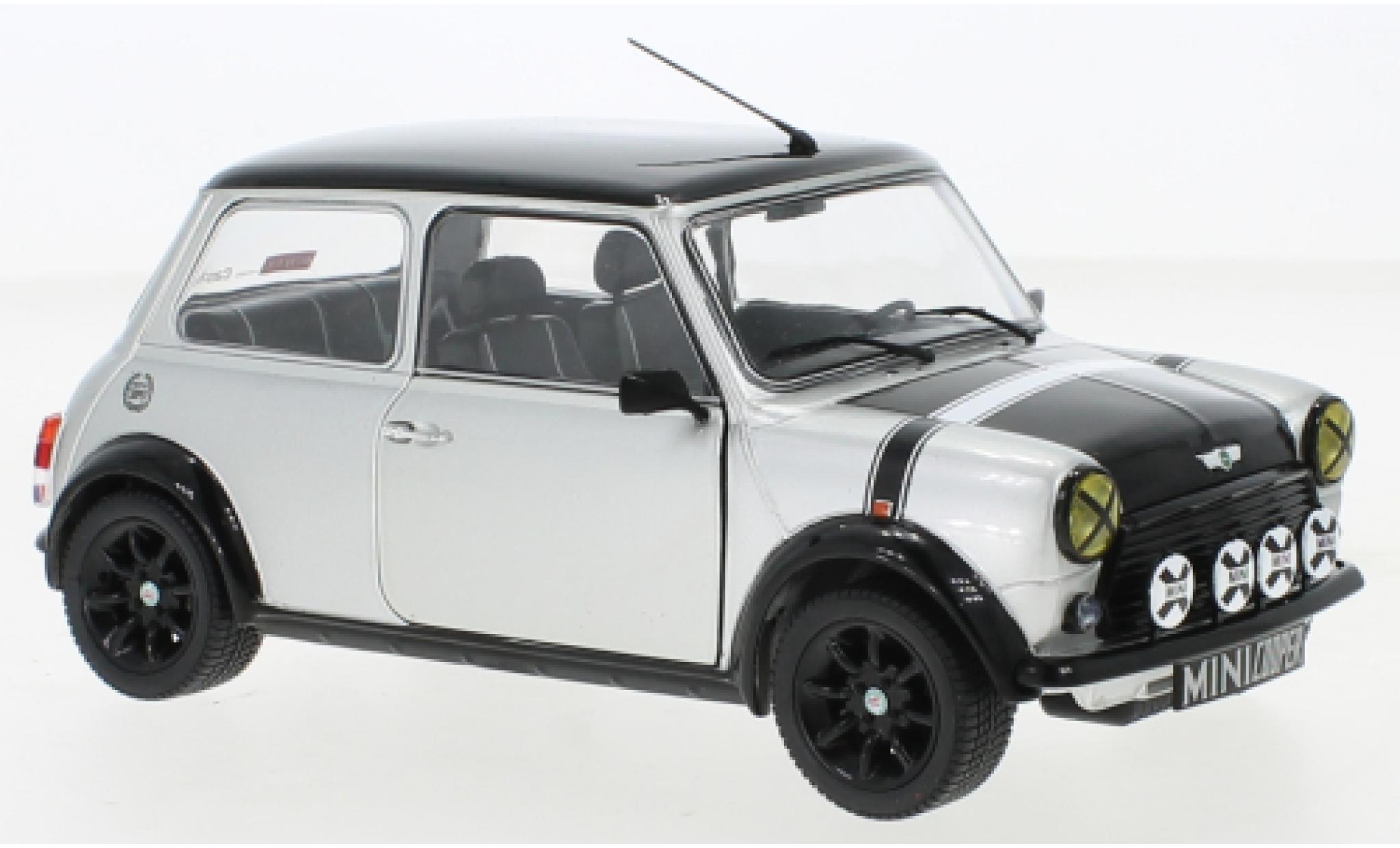 Mini Cooper 1/18 Solido Sport d/zwart 1998 modelauto