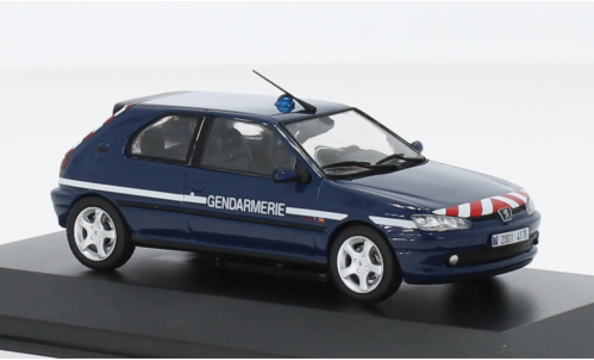 Peugeot 306 1/43 Solido S16 Gendamerie (F) 1998 modelauto