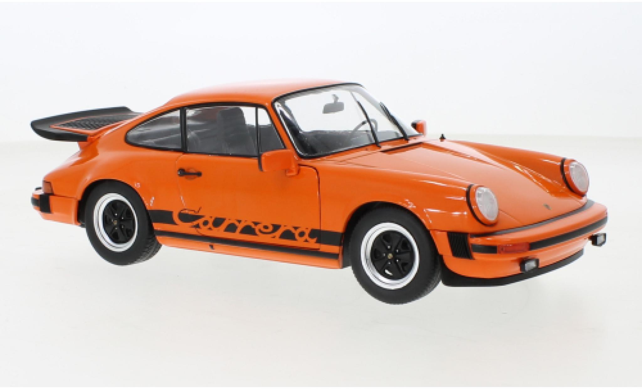Porsche 930 1/18 Solido 911 Carrera 3.2 oranje 1984 modelauto