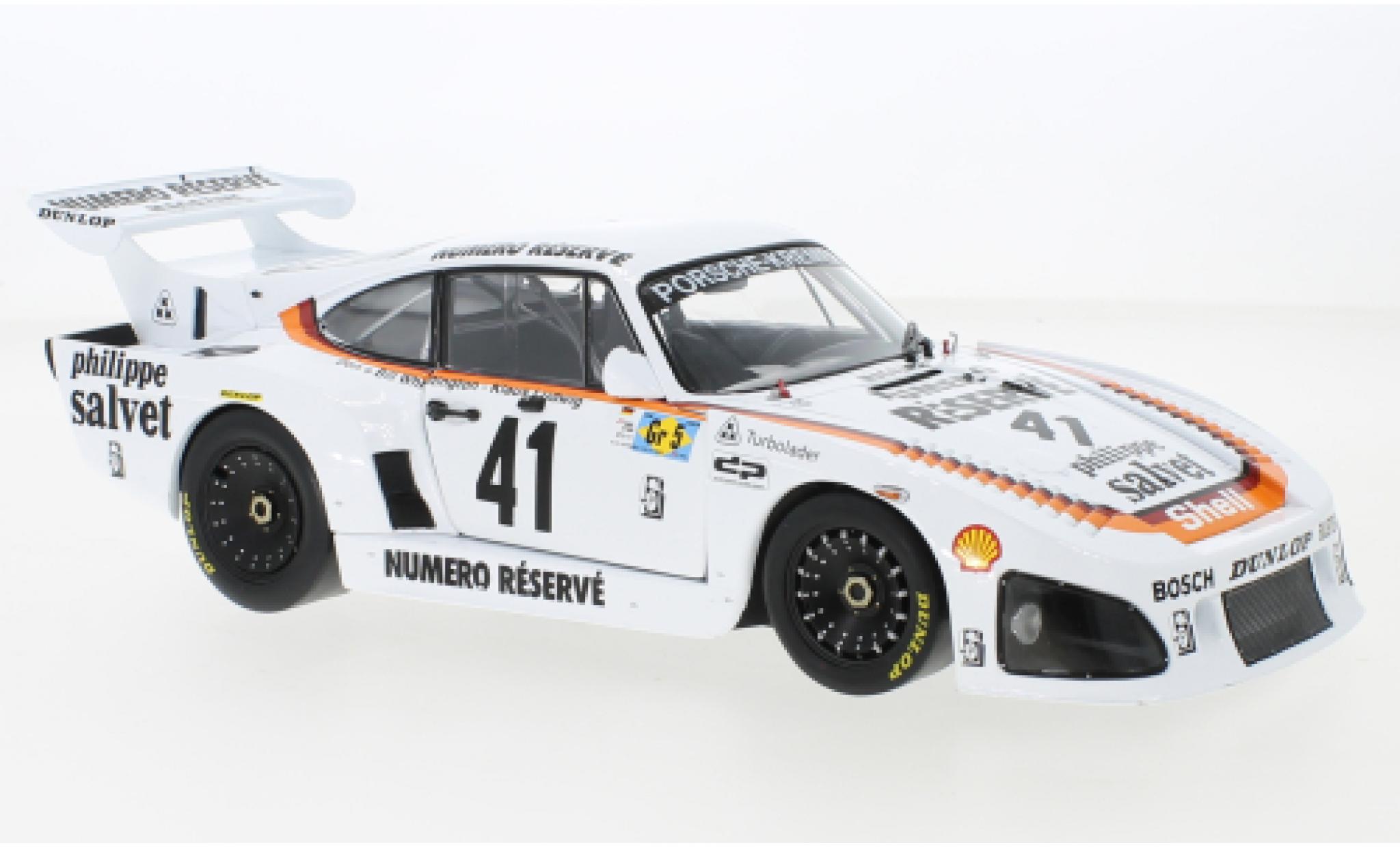 Porsche 935 1979 1/18 Solido K3 No.41 Kremer Racing Numero Reserve 24h Le Mans modelauto